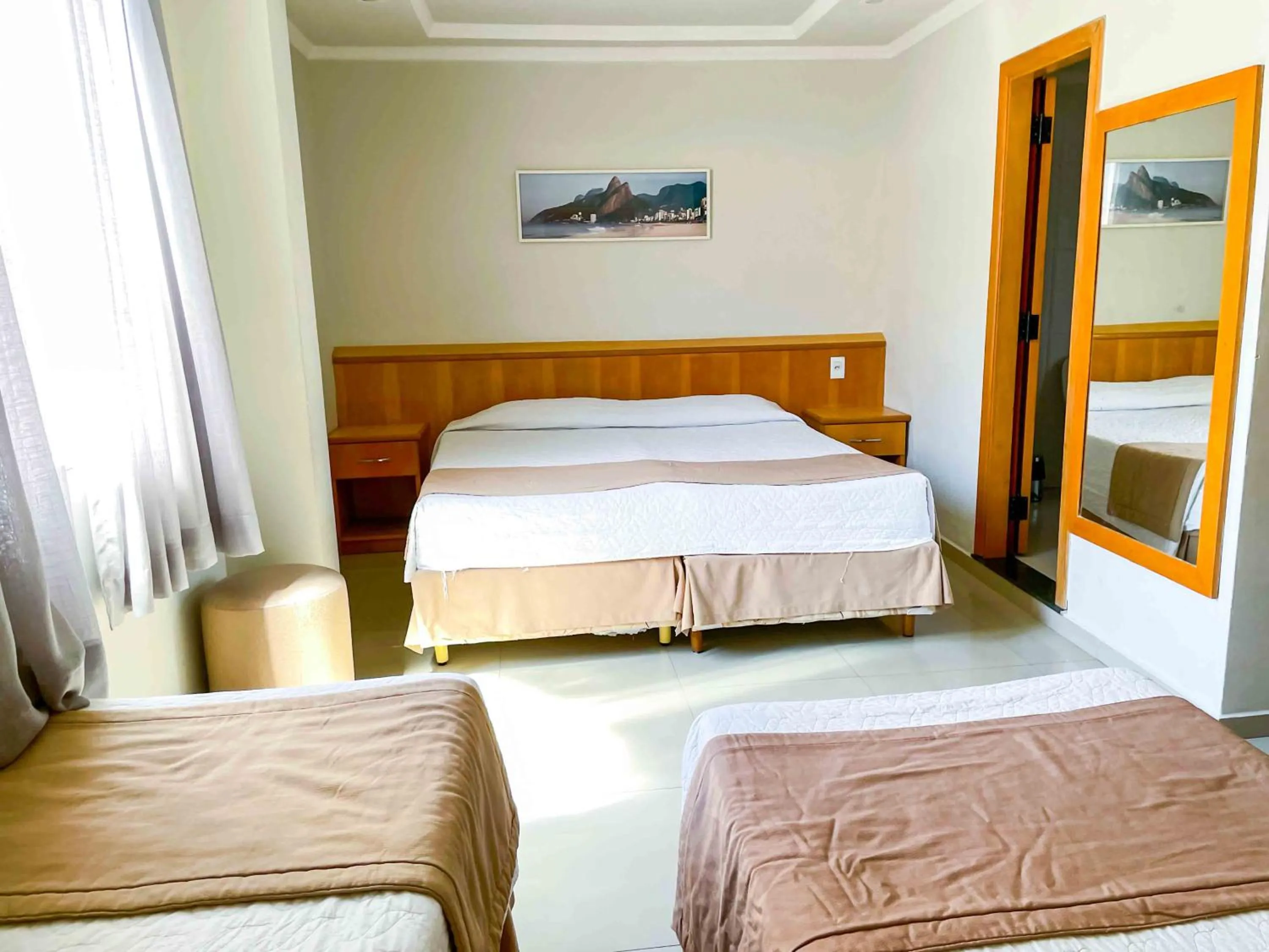 Bed in Saionara Hotel