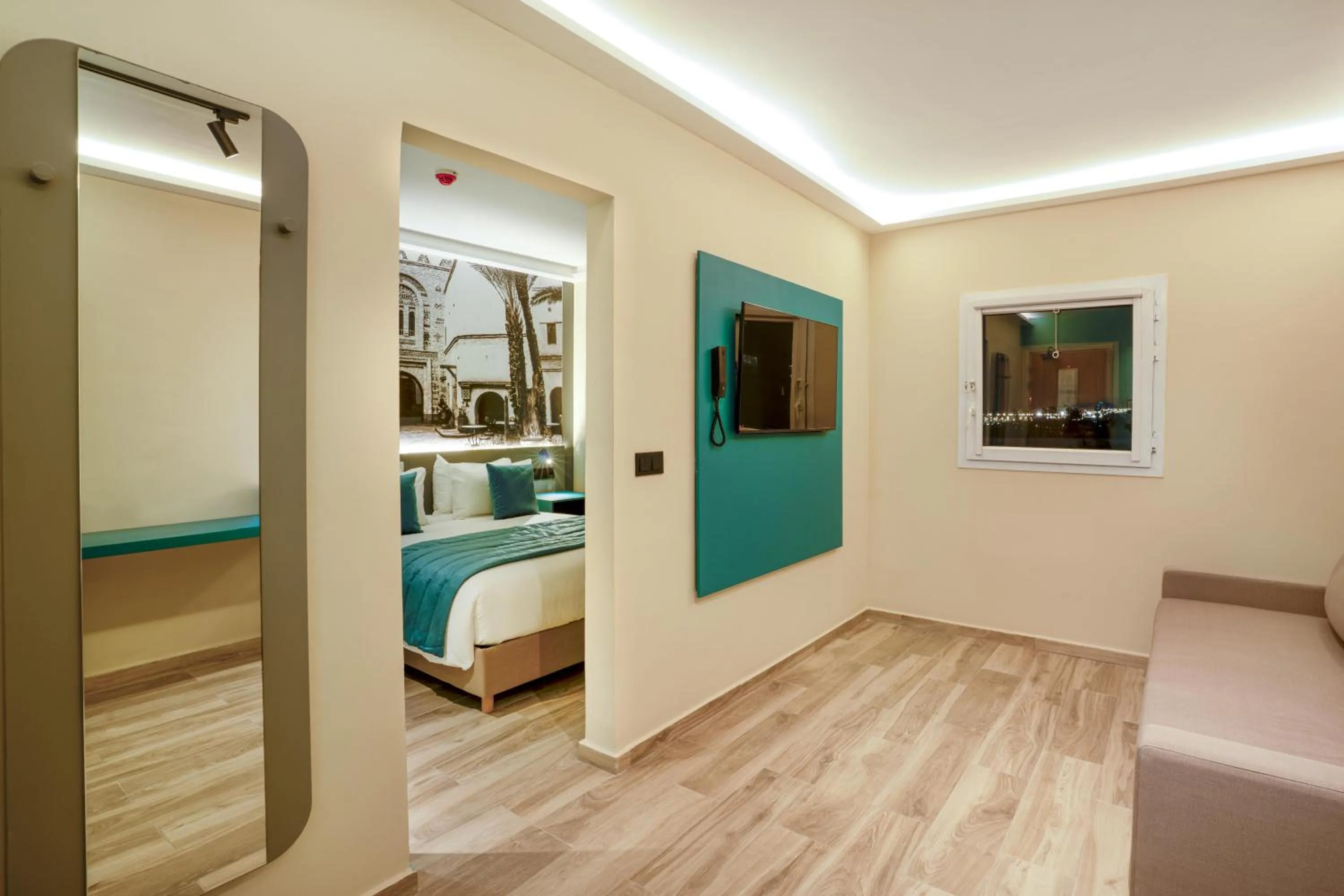 Photo of the whole room, Bed in MIA Urban Agadir