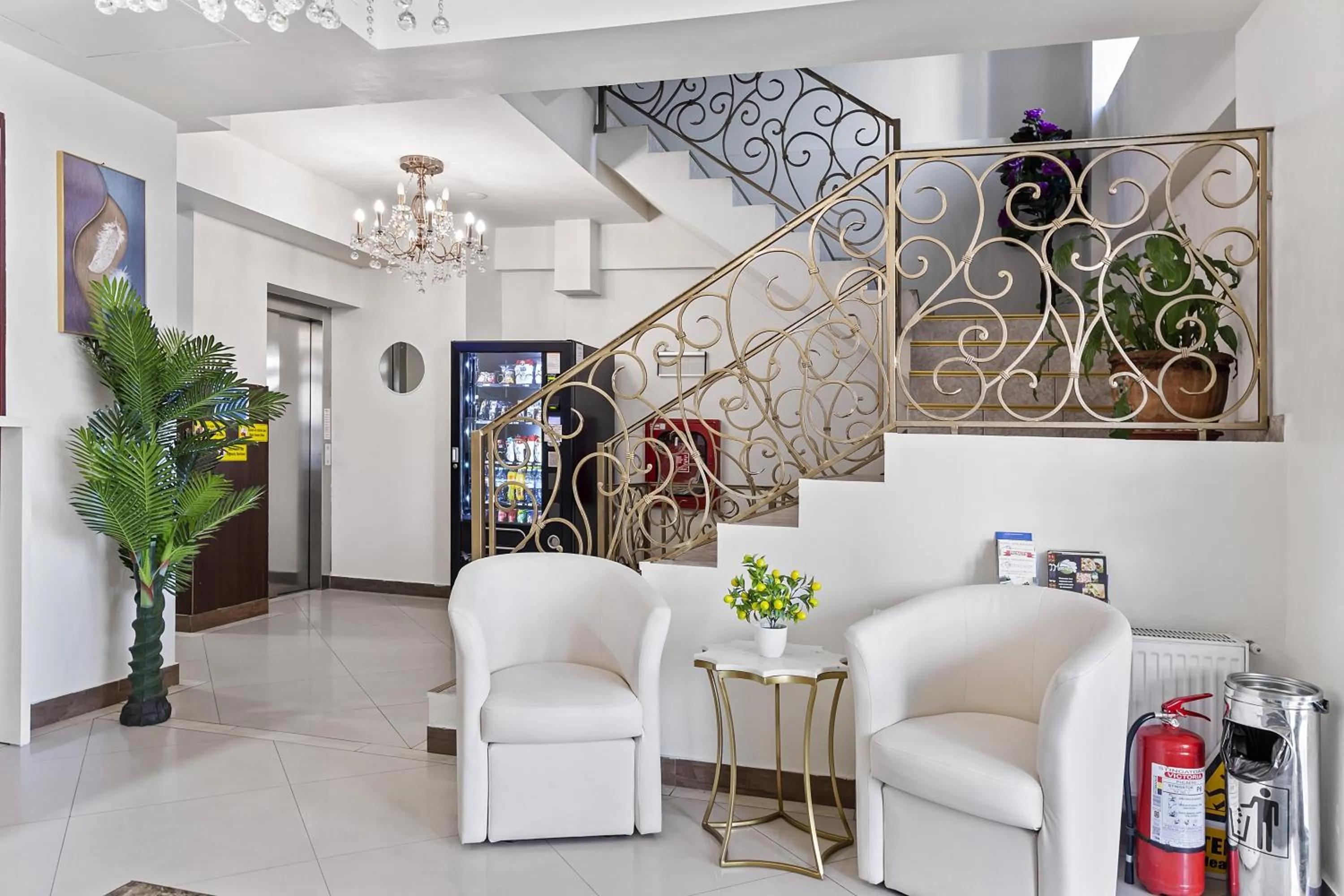 Lobby or reception in Lina Hotel