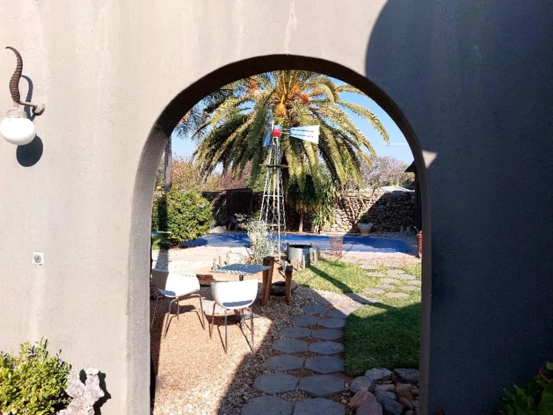 Garden in Bush Pillow Guest House