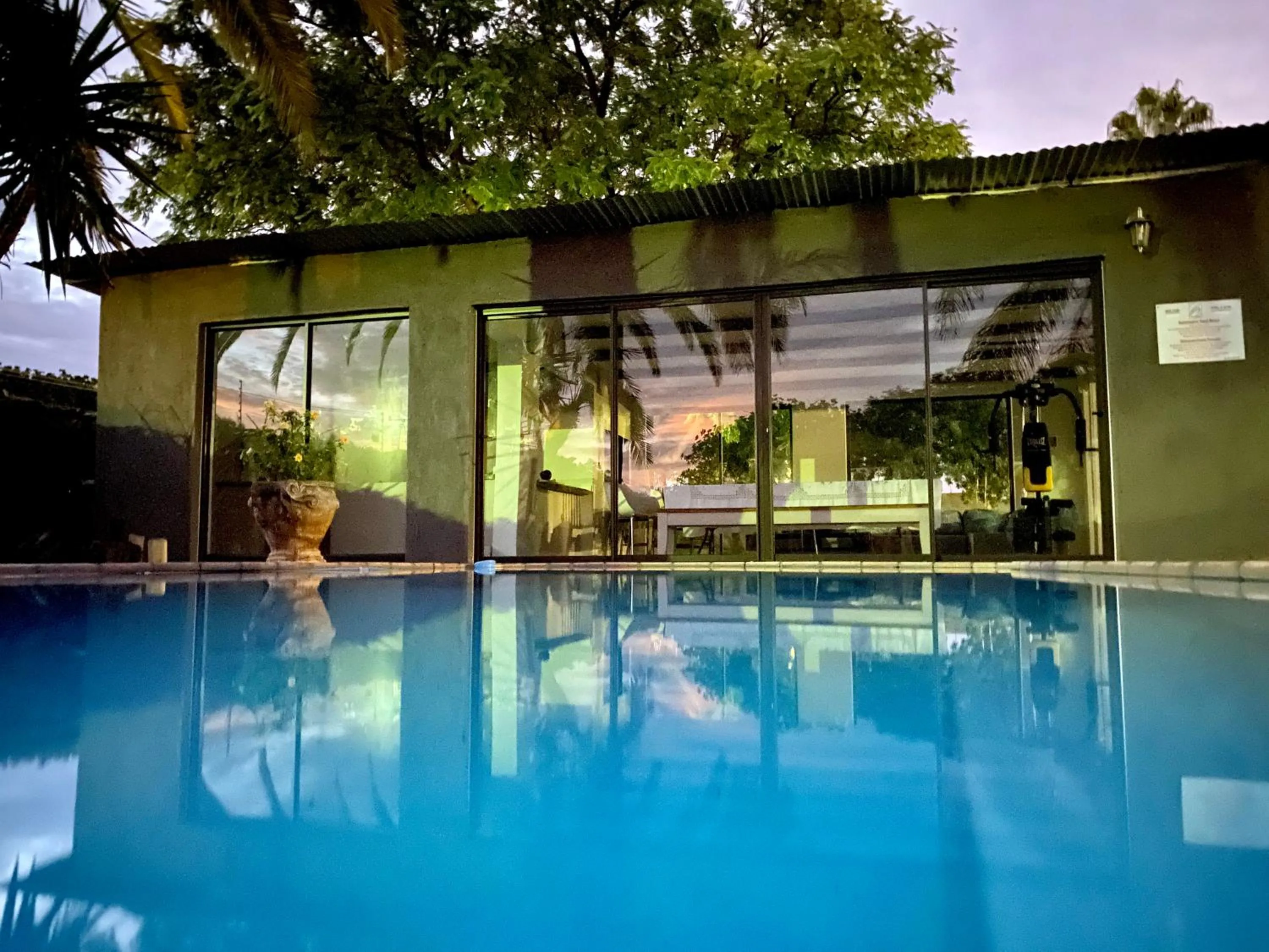 Swimming pool in Bush Pillow Guest House