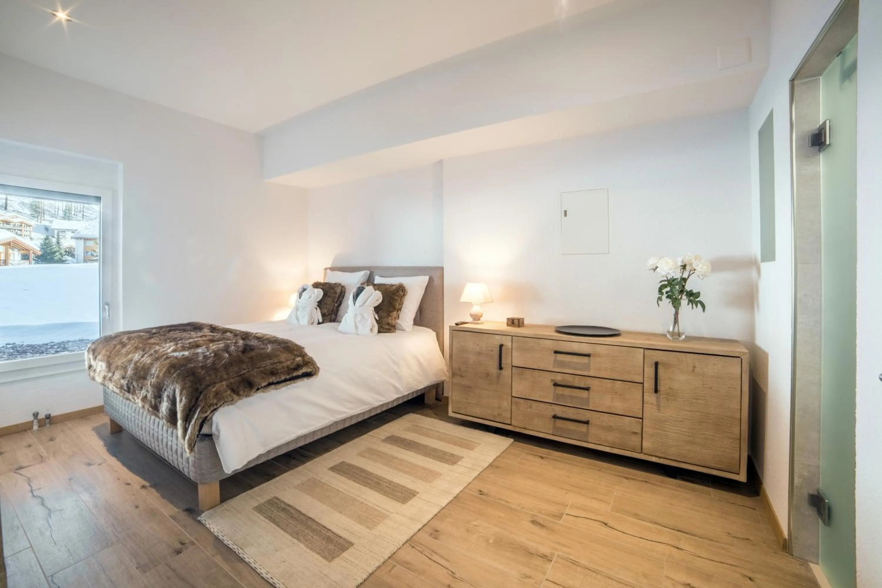 Bedroom, Bed in Haus Andy