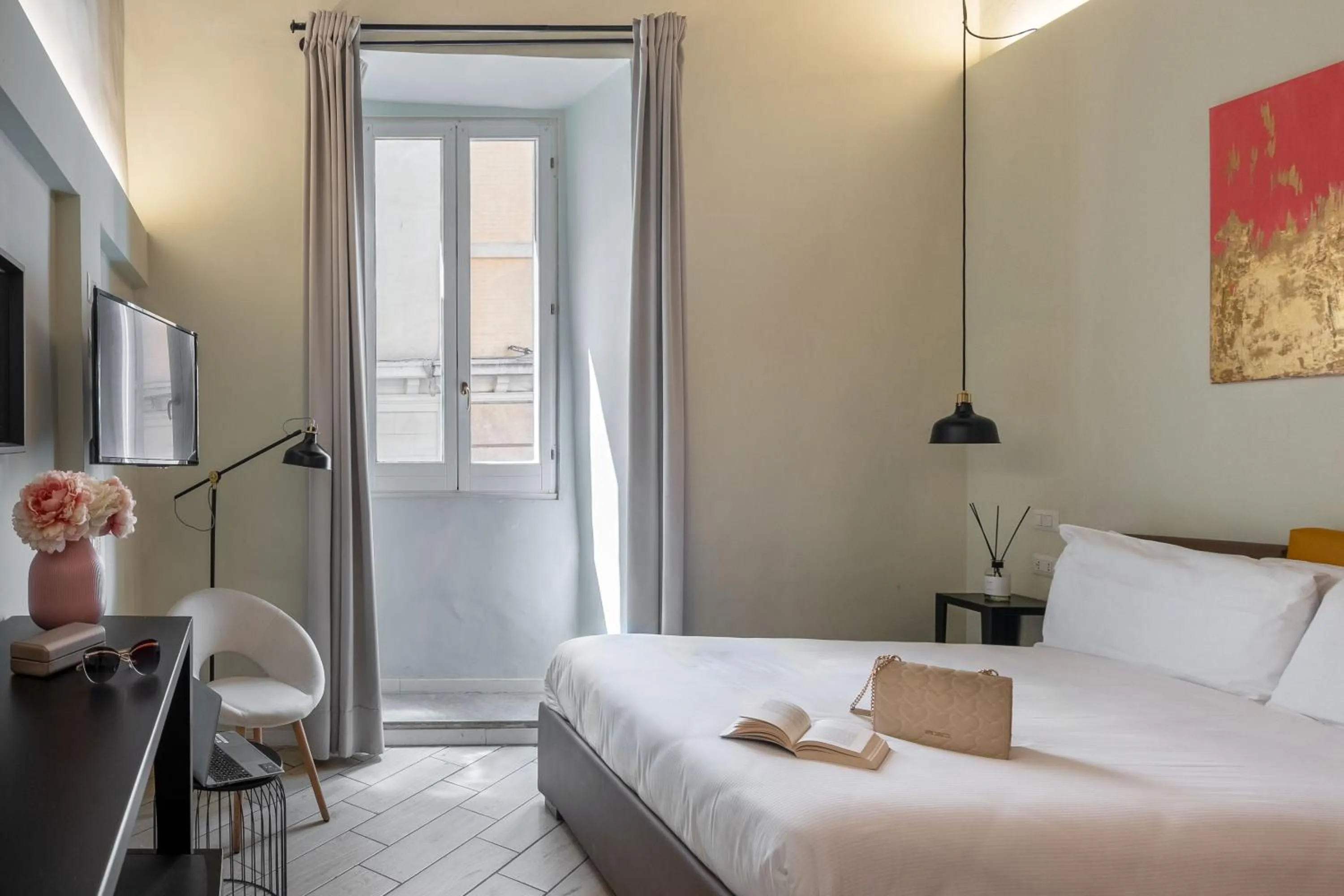 Bedroom, Bed in Pantheon Unique Rooms