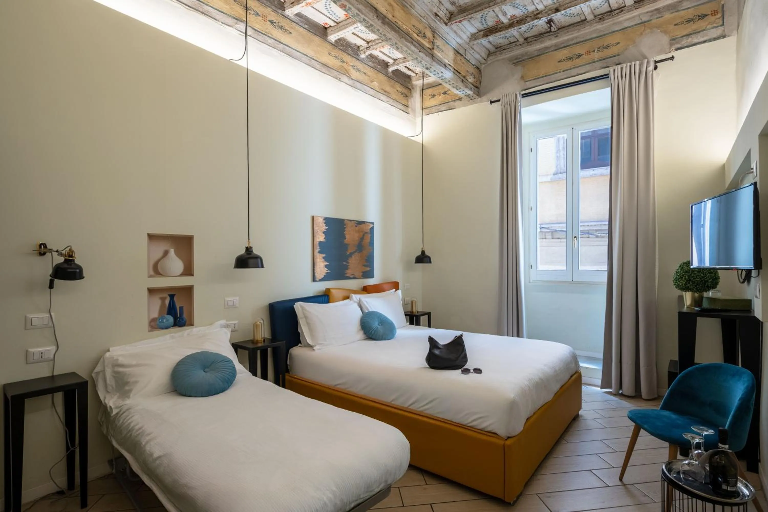 Bedroom, Bed in Pantheon Unique Rooms