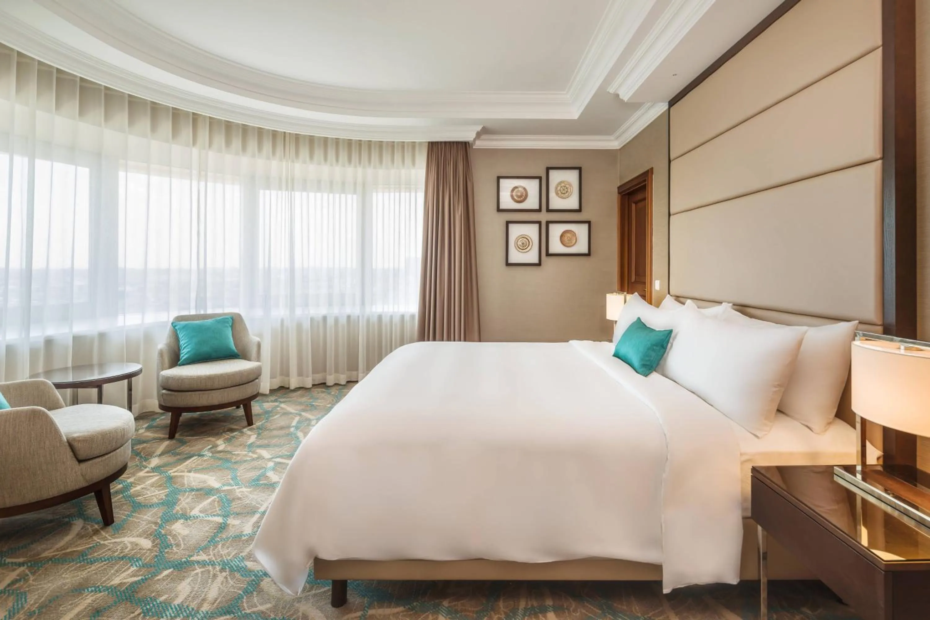 Bedroom, Bed in JW Marriott Bucharest Grand Hotel