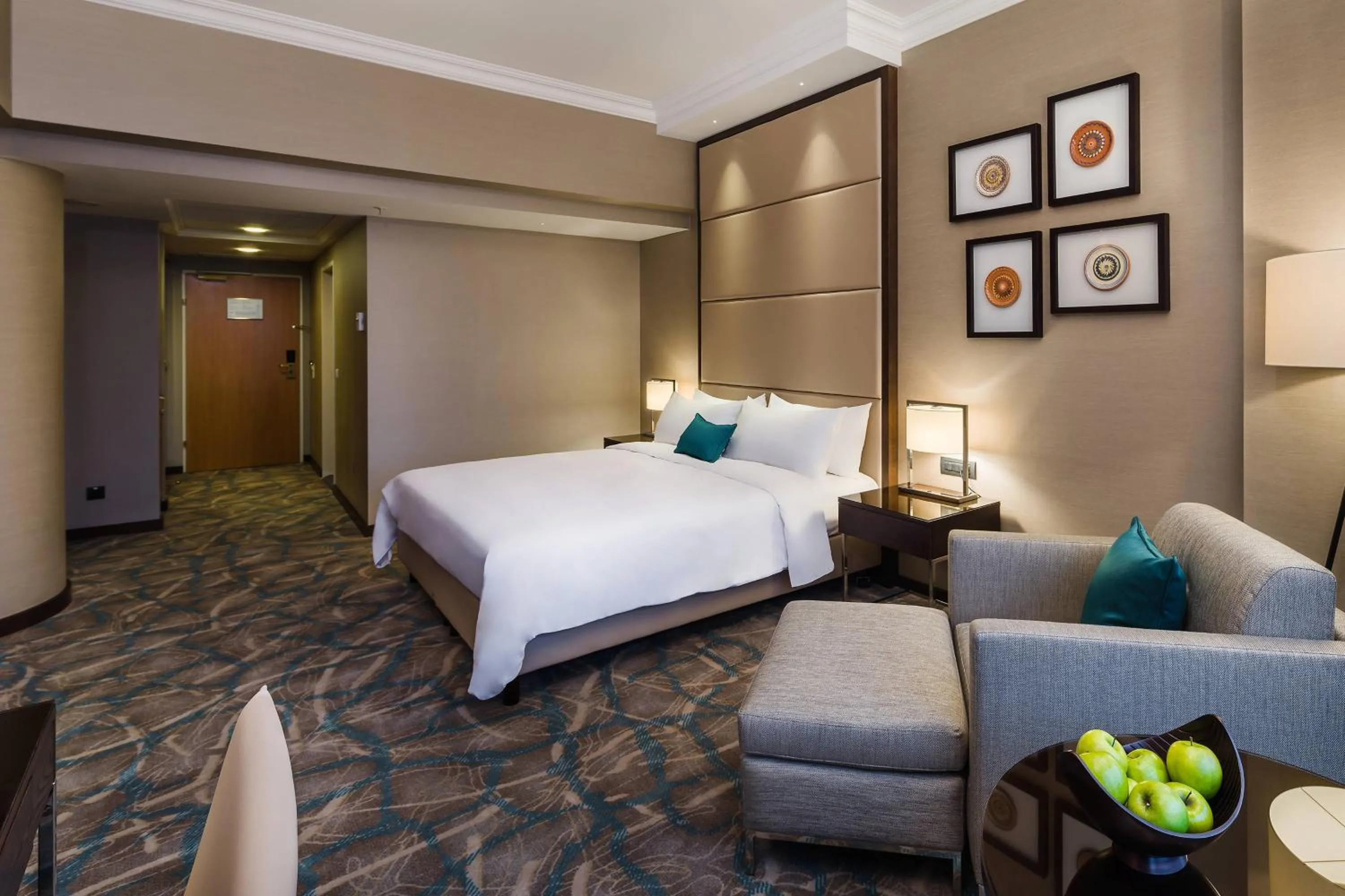 Bedroom, Bed in JW Marriott Bucharest Grand Hotel