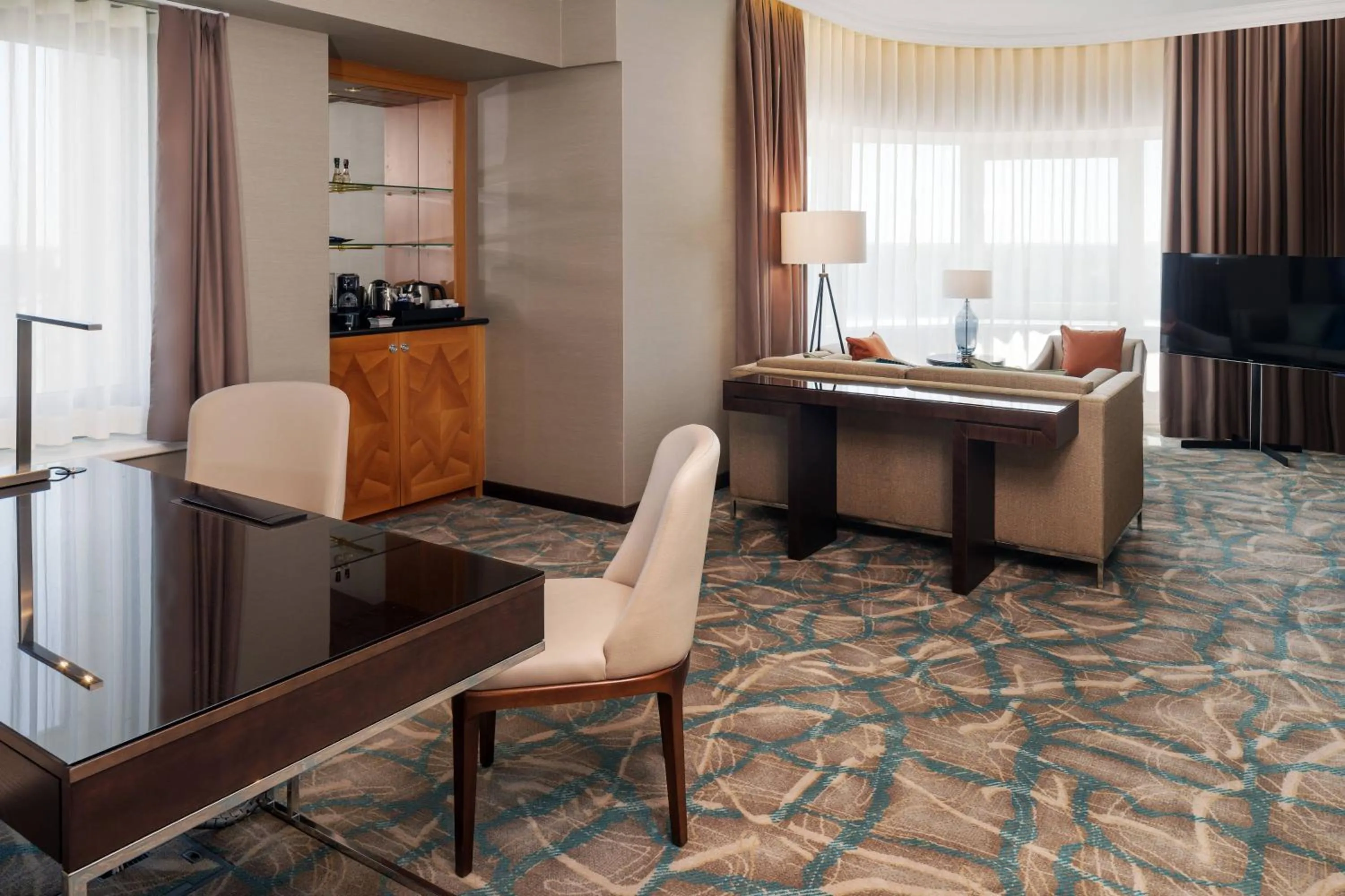 Living room in JW Marriott Bucharest Grand Hotel