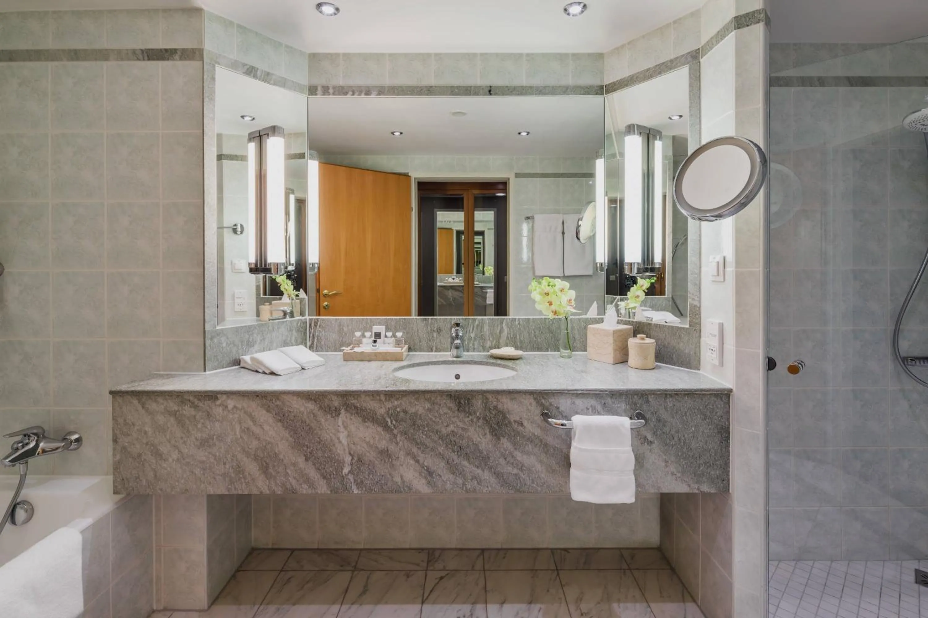 Bathroom in JW Marriott Bucharest Grand Hotel