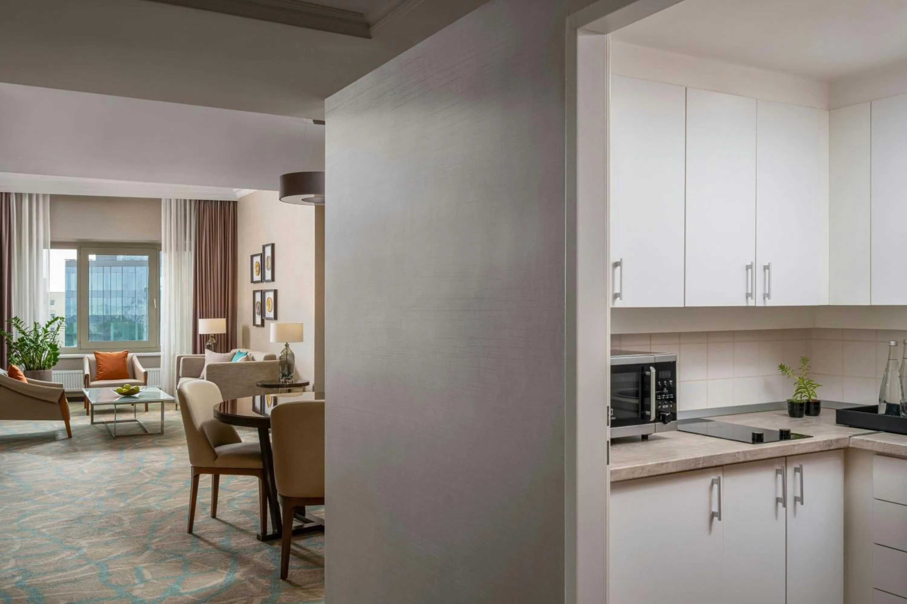 Living room in JW Marriott Bucharest Grand Hotel