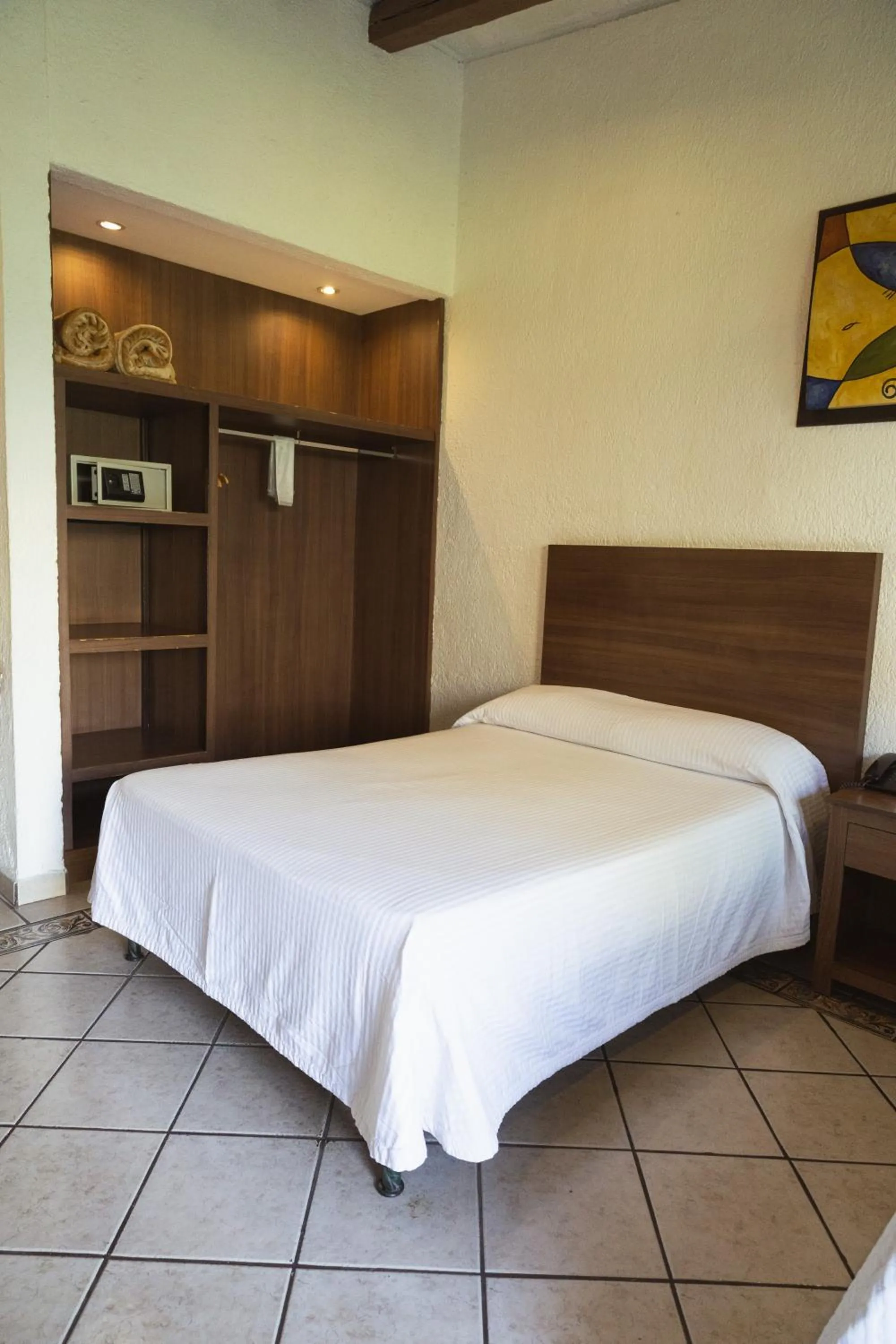 Bed in Hotel Posada Virreyes