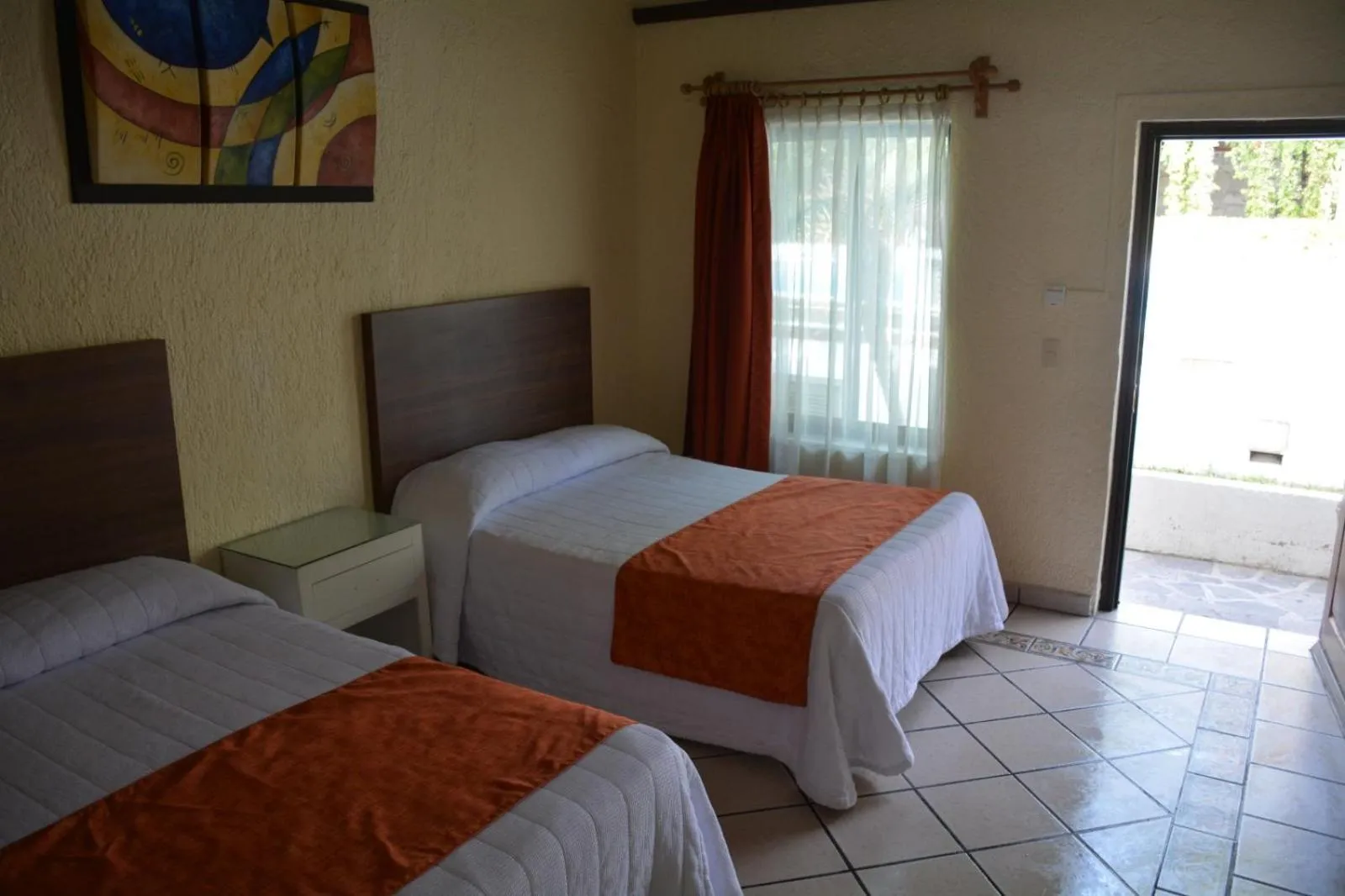 Bed in Hotel Posada Virreyes