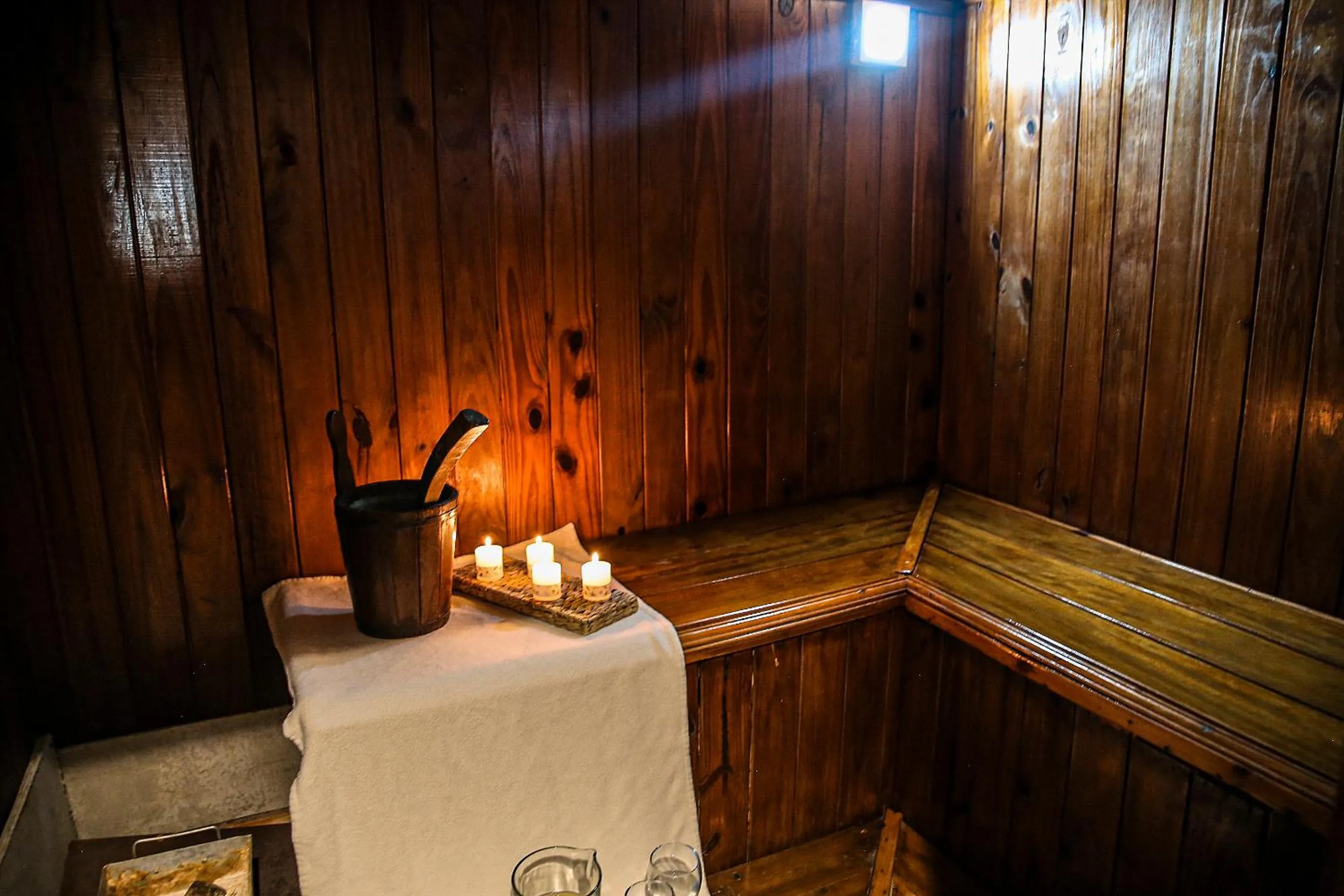 Sauna in San Martin Hotel y Spa