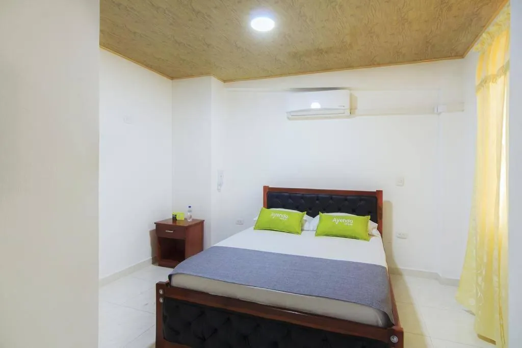 Bed in Hotel El Rubí