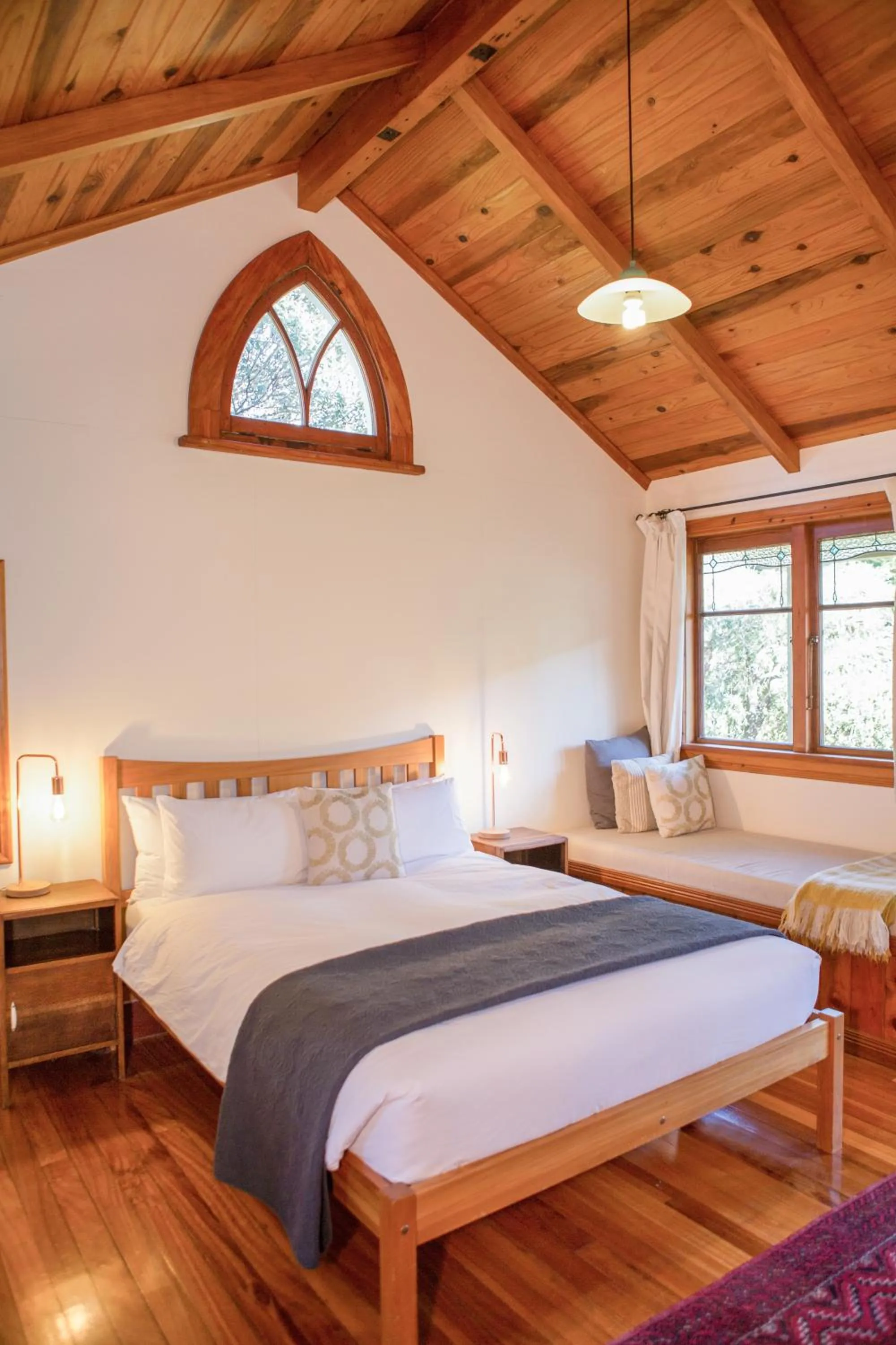 Bed in The Church Accommodation