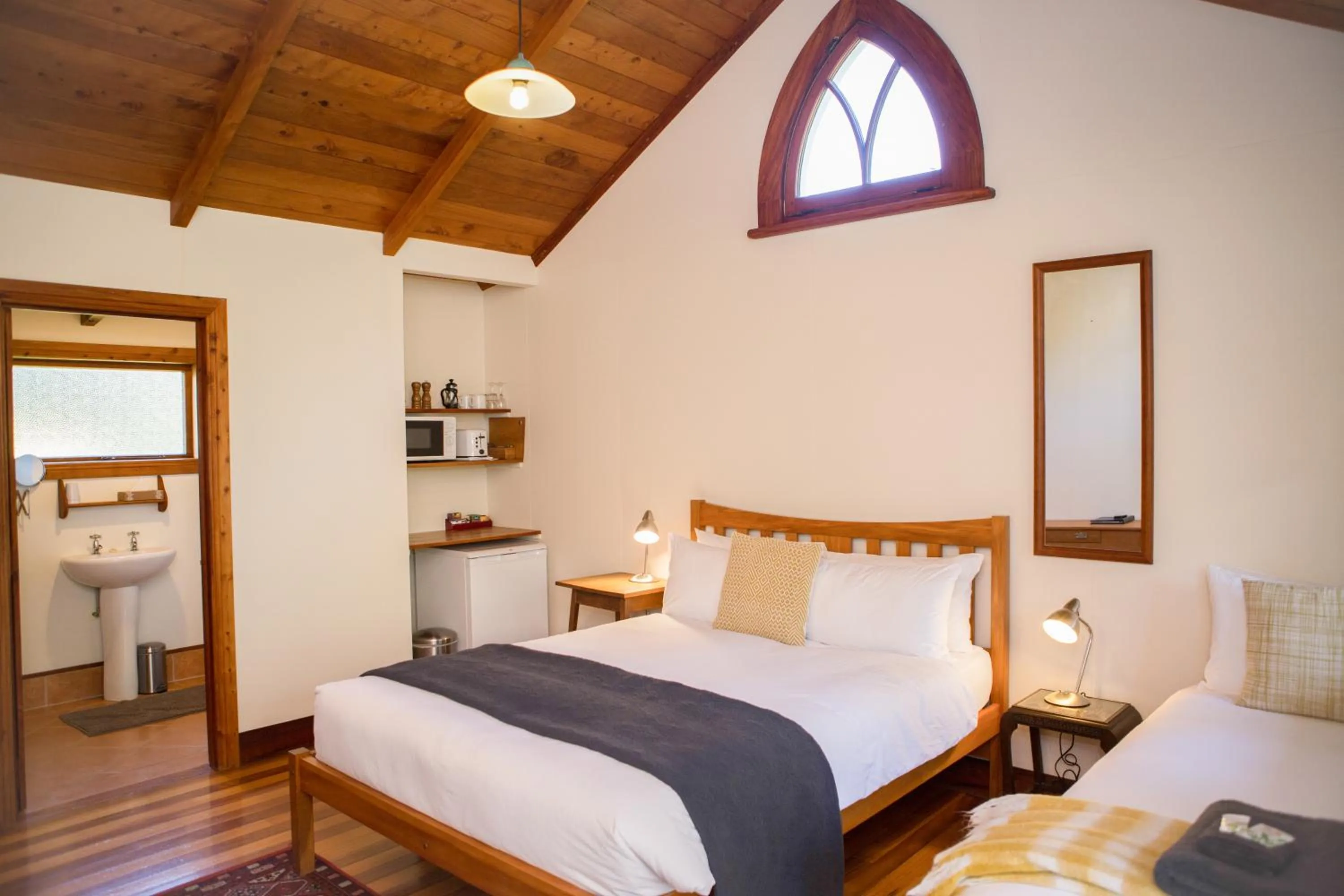 Bed in The Church Accommodation