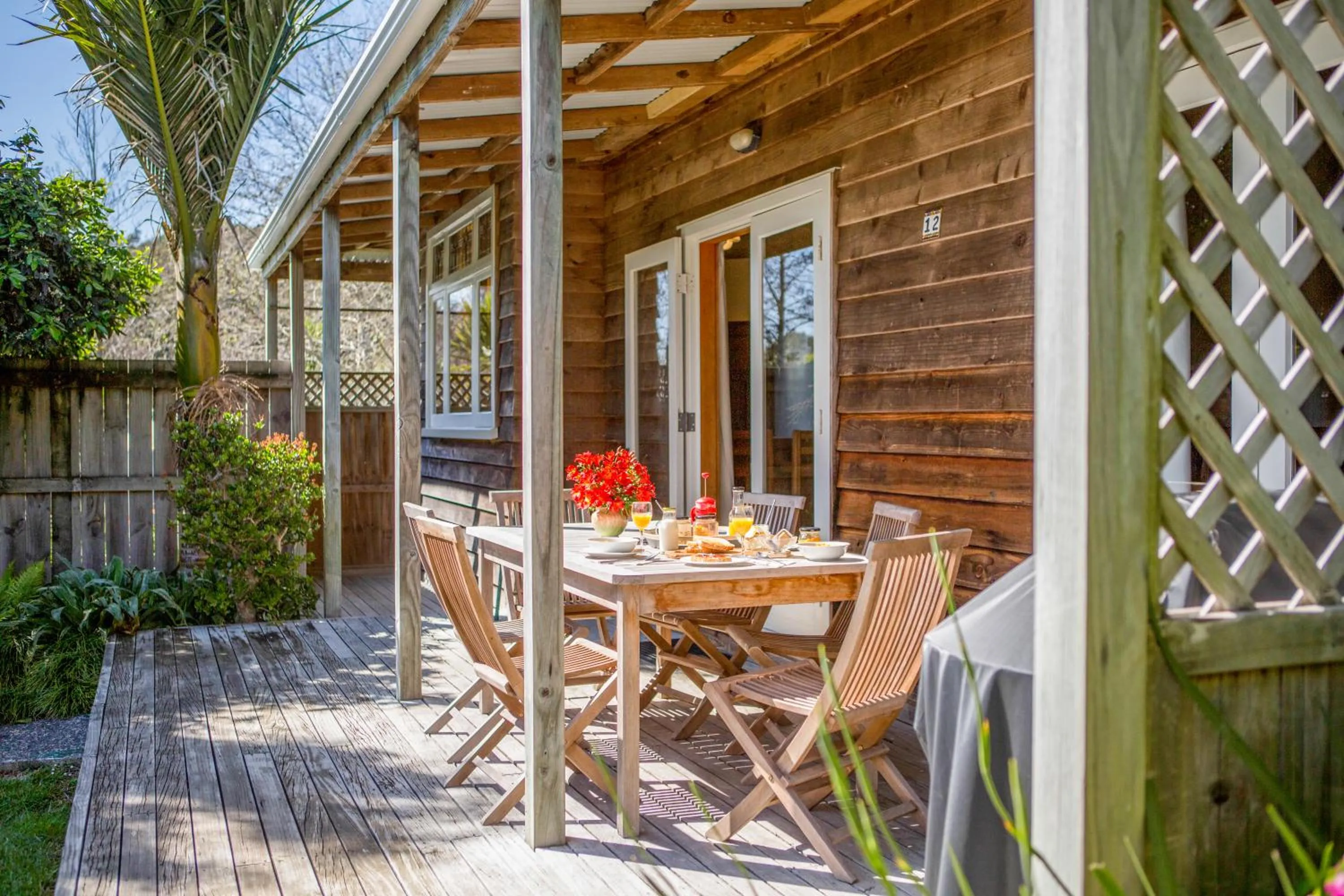 Patio in The Church Accommodation