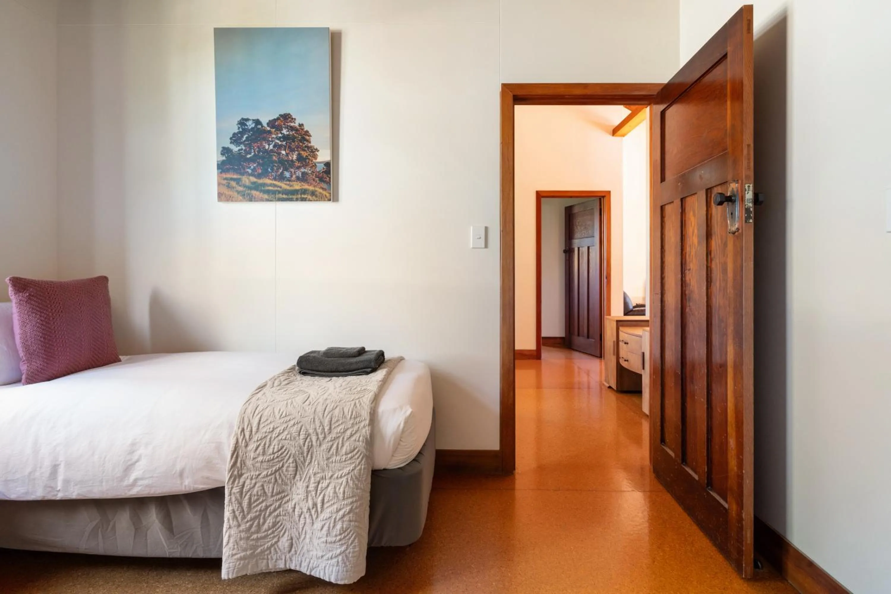 Bed in The Church Accommodation