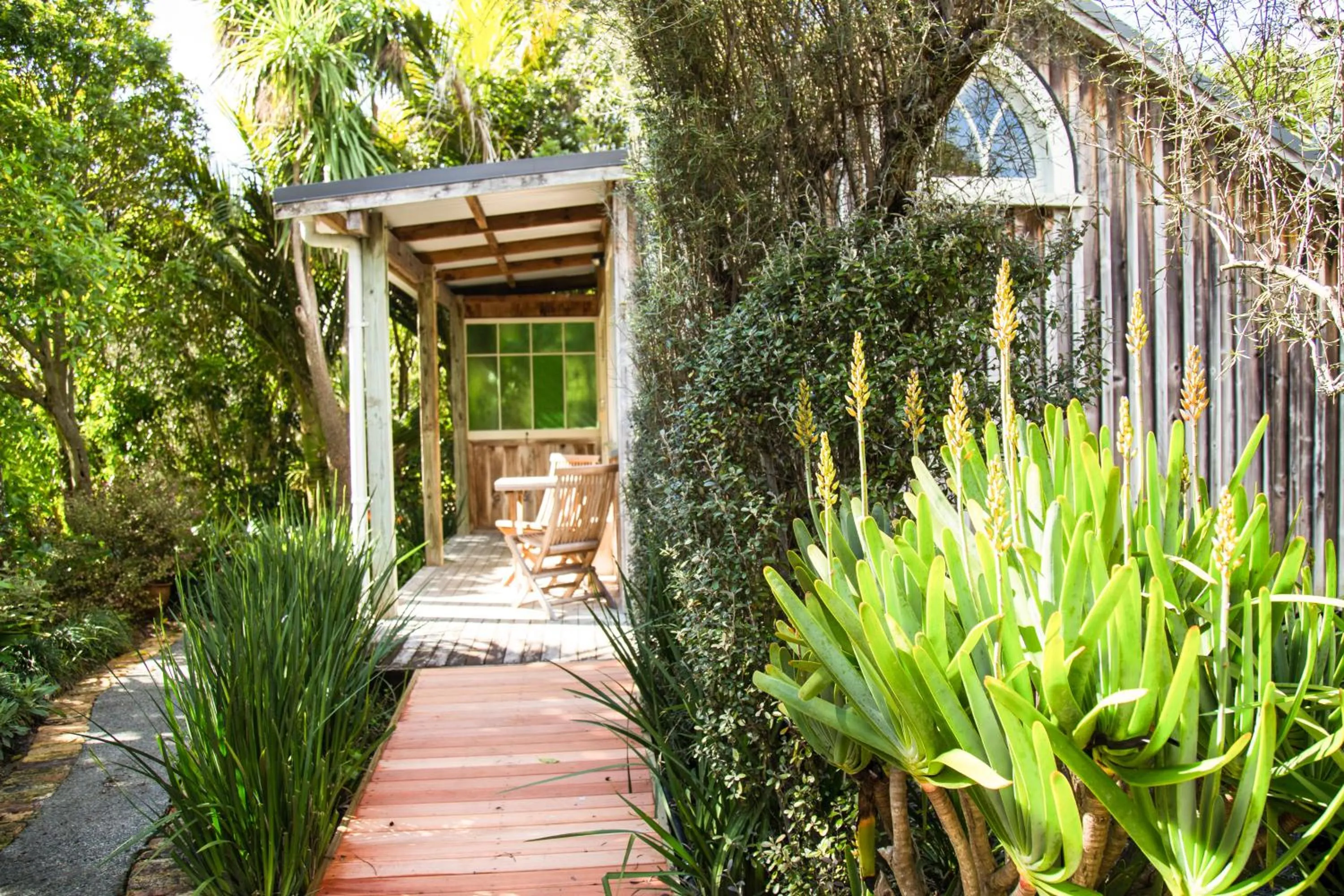 Patio in The Church Accommodation