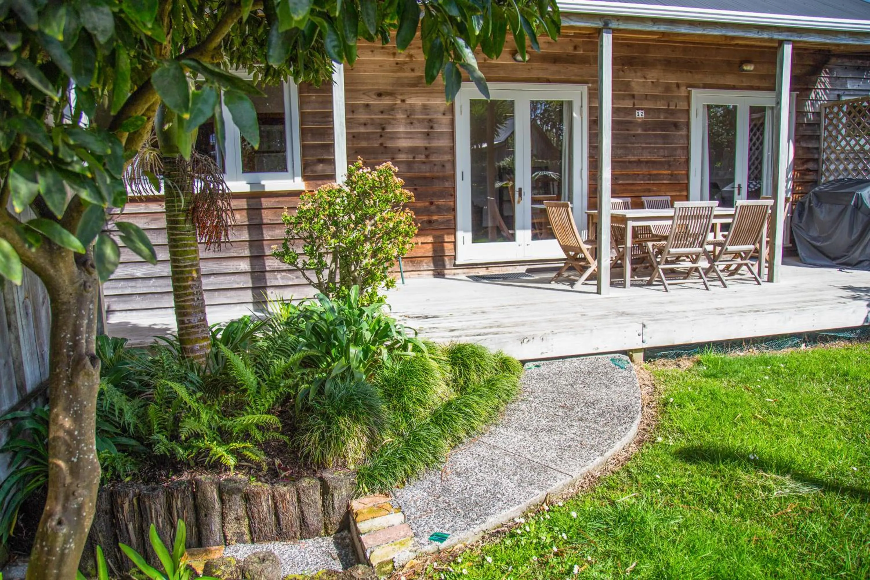 Patio in The Church Accommodation