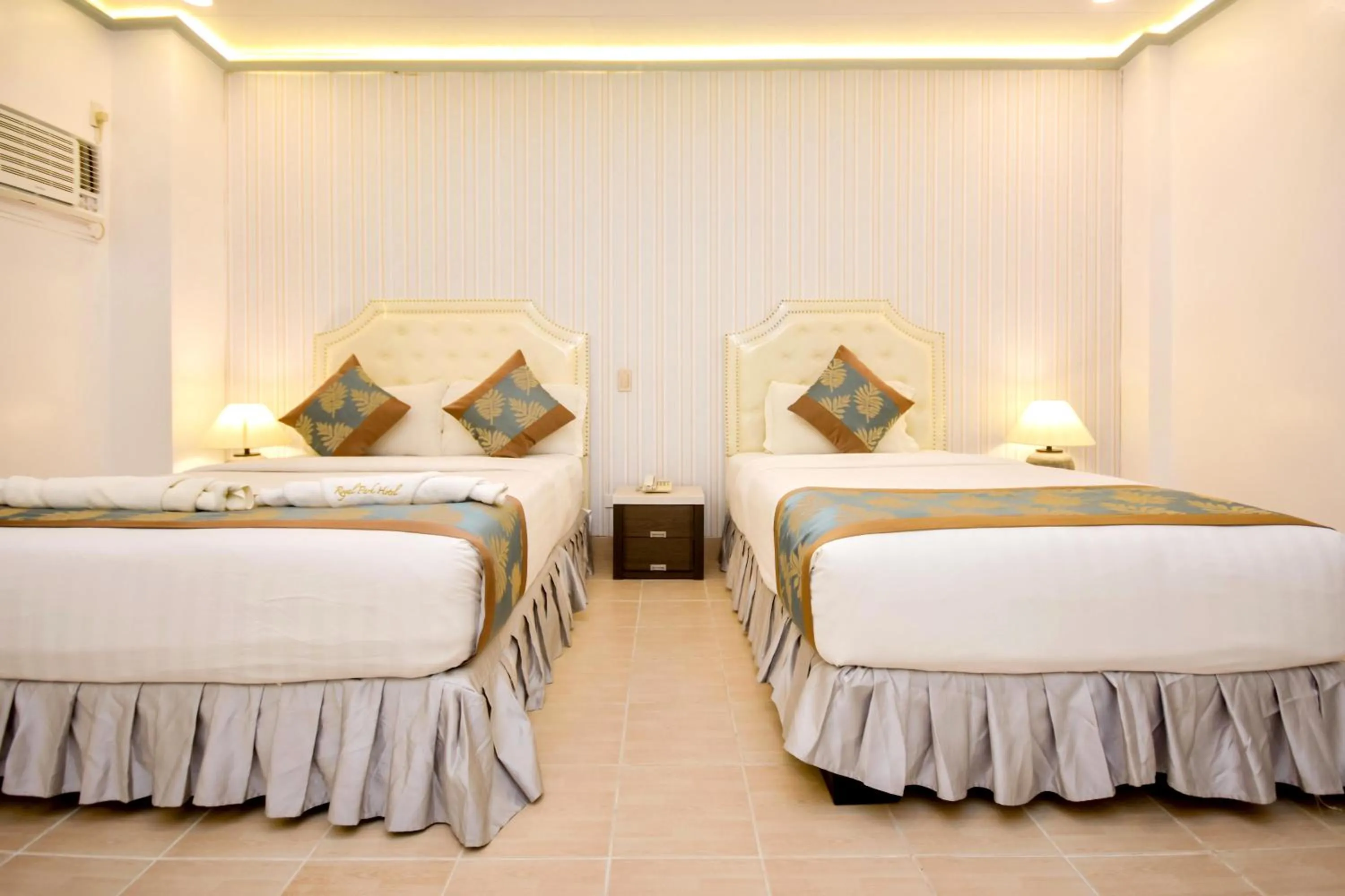 Bed in Royal Park Resort Boracay