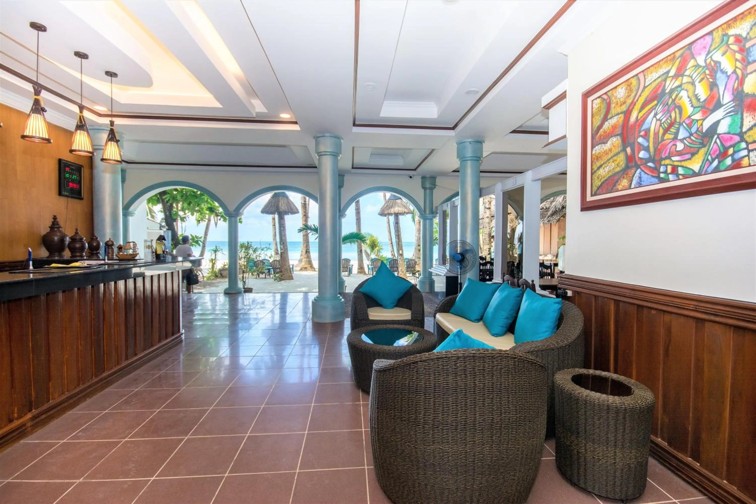 Lobby or reception in Royal Park Resort Boracay