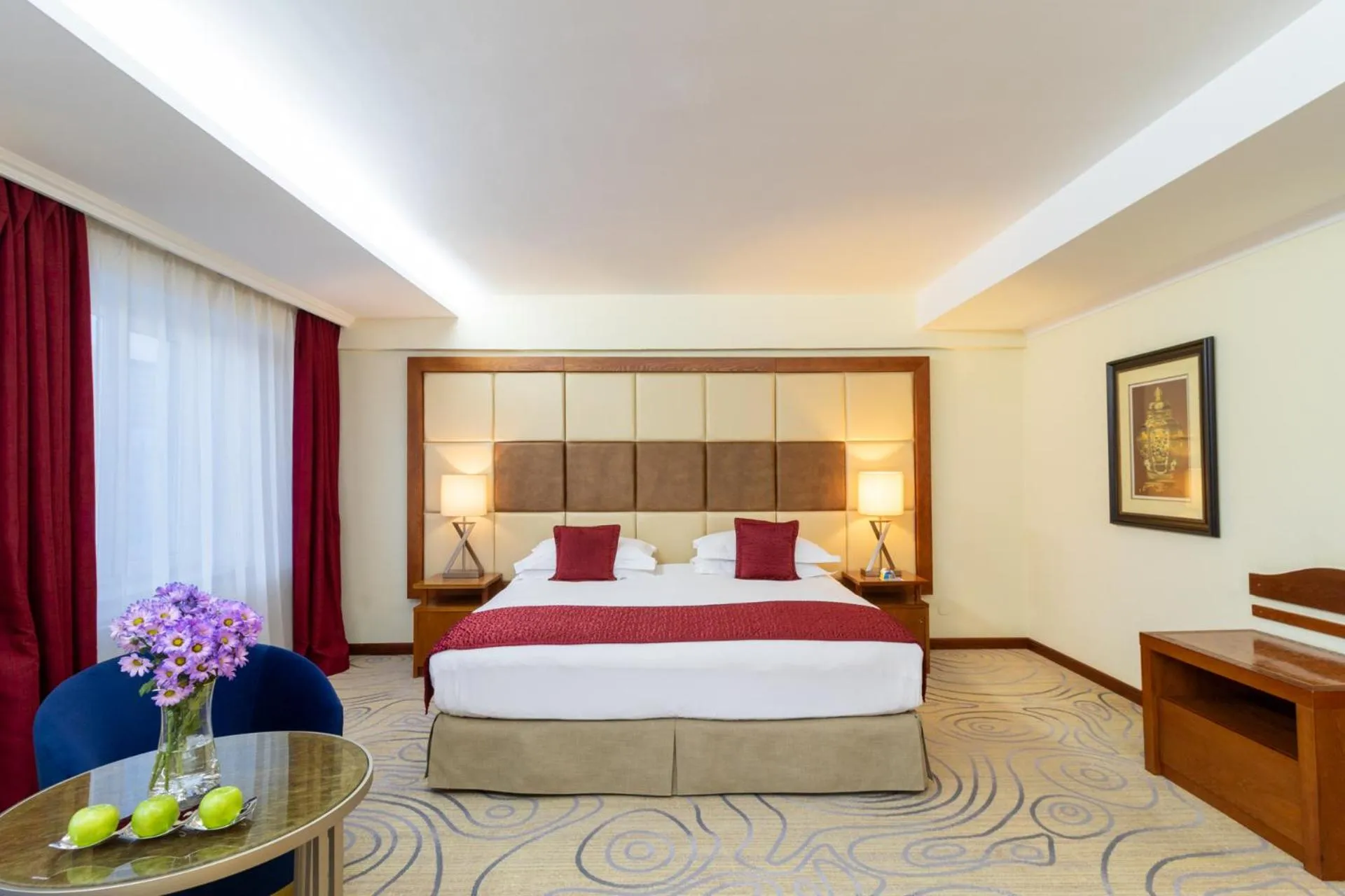 Bed in Kempinski Hotel Khan Palace