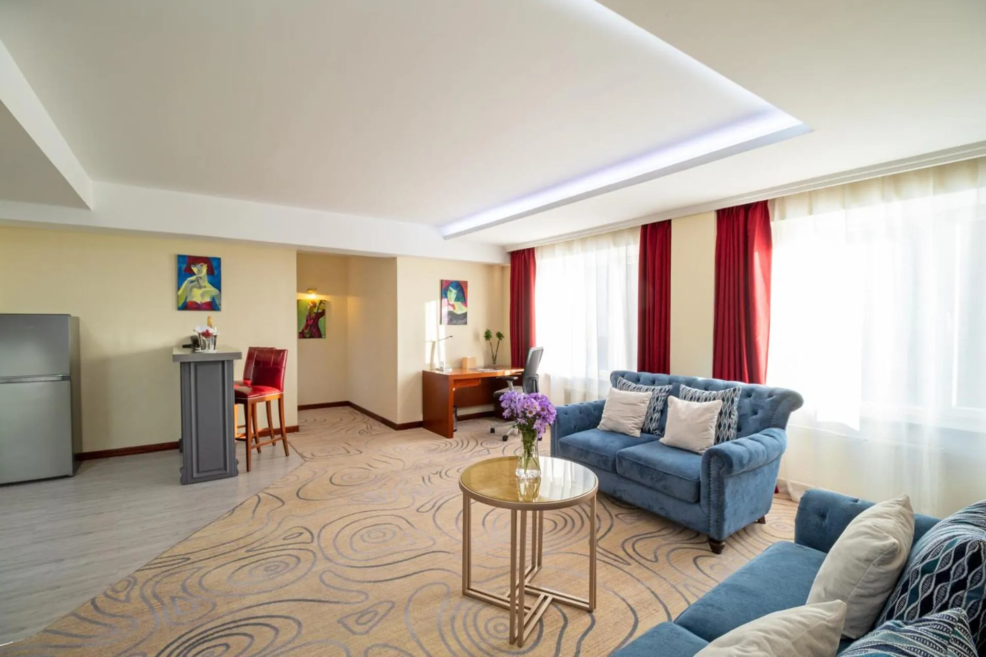 Living room in Kempinski Hotel Khan Palace