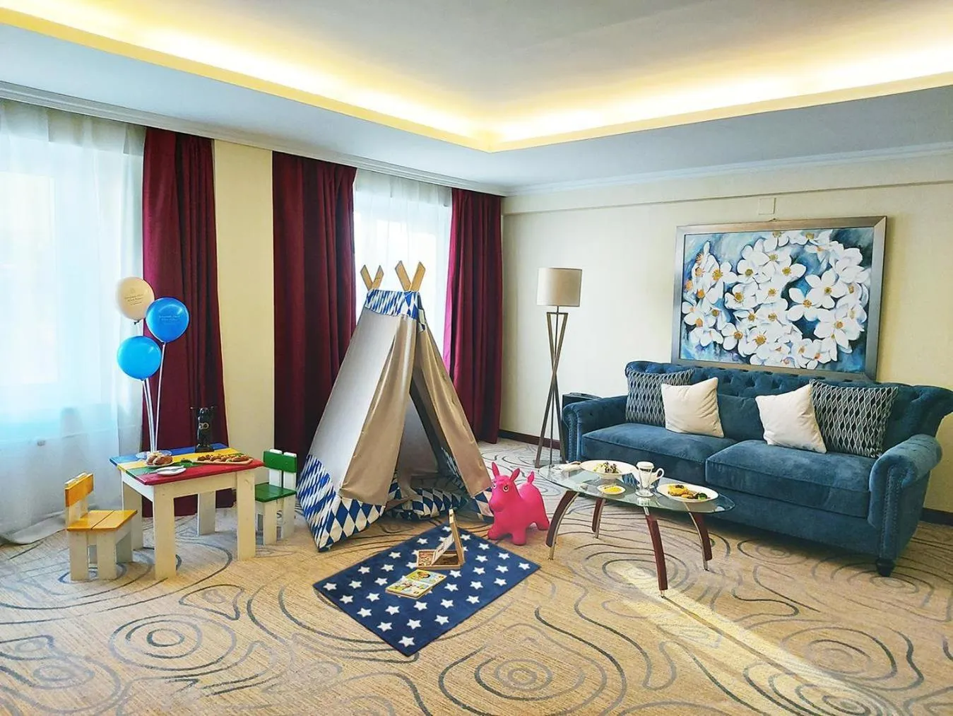 Bedroom in Kempinski Hotel Khan Palace