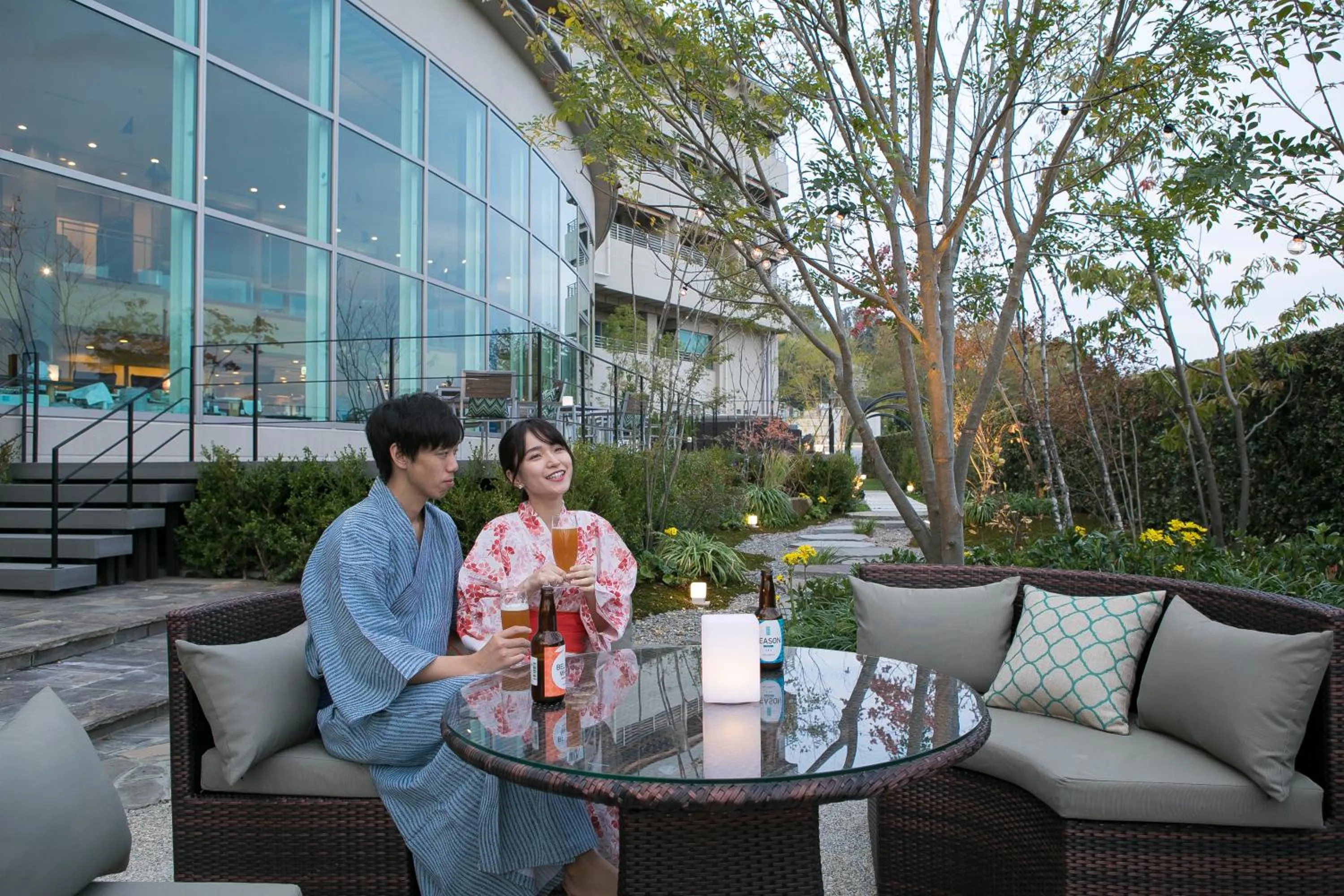 Garden in Biwako Ryokusuitei