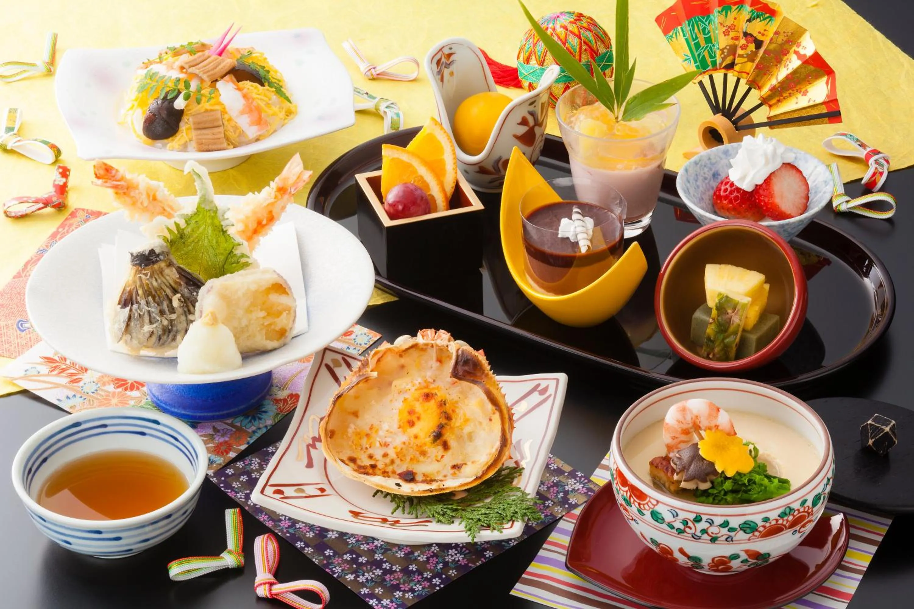 Food and drinks in Biwako Ryokusuitei