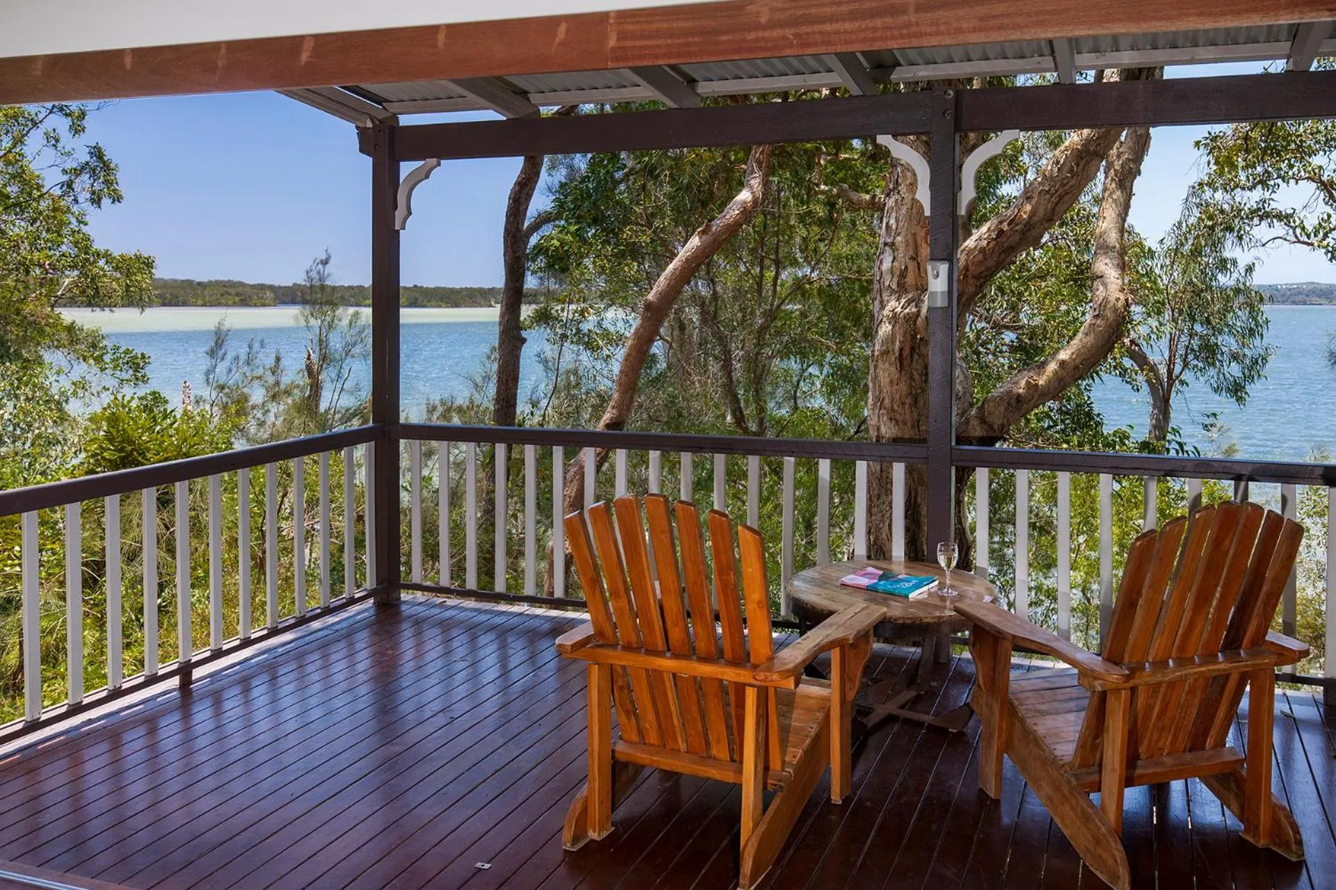 Patio in Eumarella Shores Noosa Lake Retreat