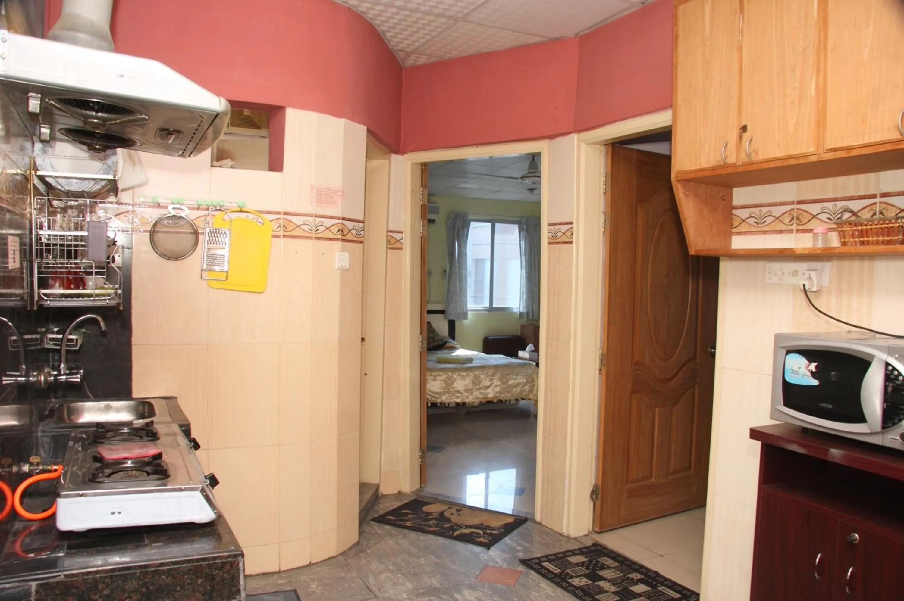 Kitchen or kitchenette in Babylon Hotel & Serviced Apartment