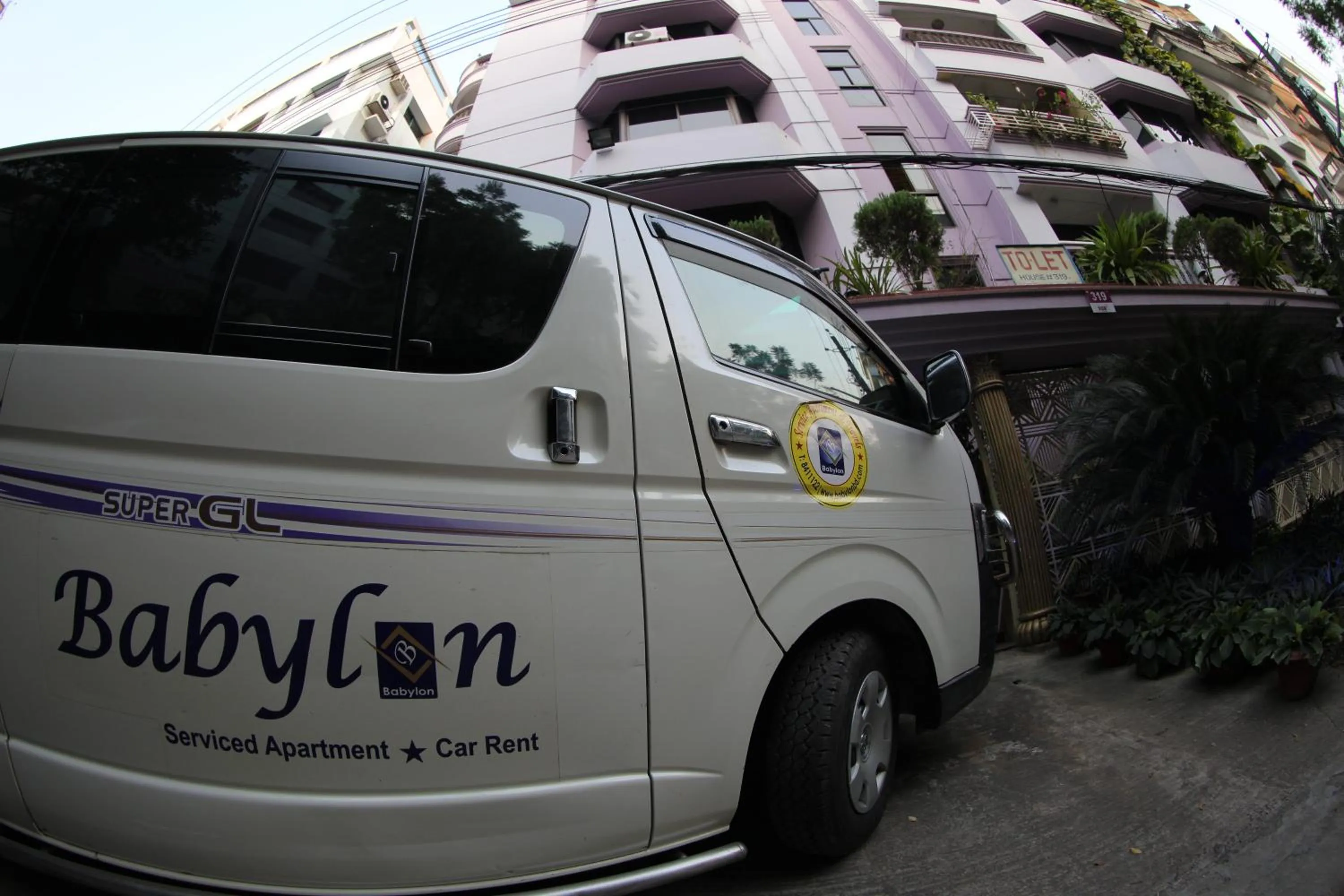 Facade/entrance in Babylon Hotel & Serviced Apartment