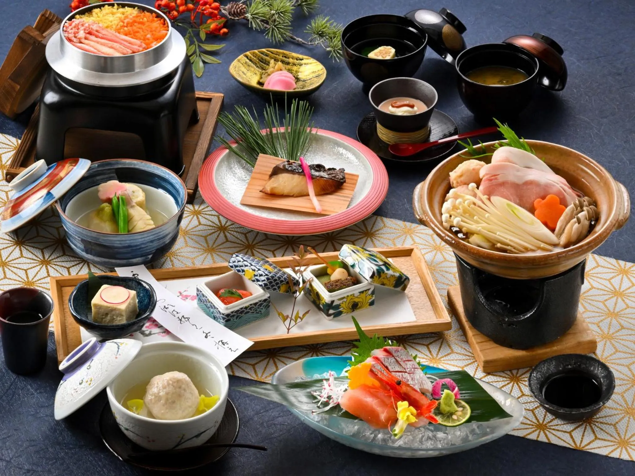 Dinner in APA Hotel & Resort Kaga Katayamazu Onsen Kasuikyo