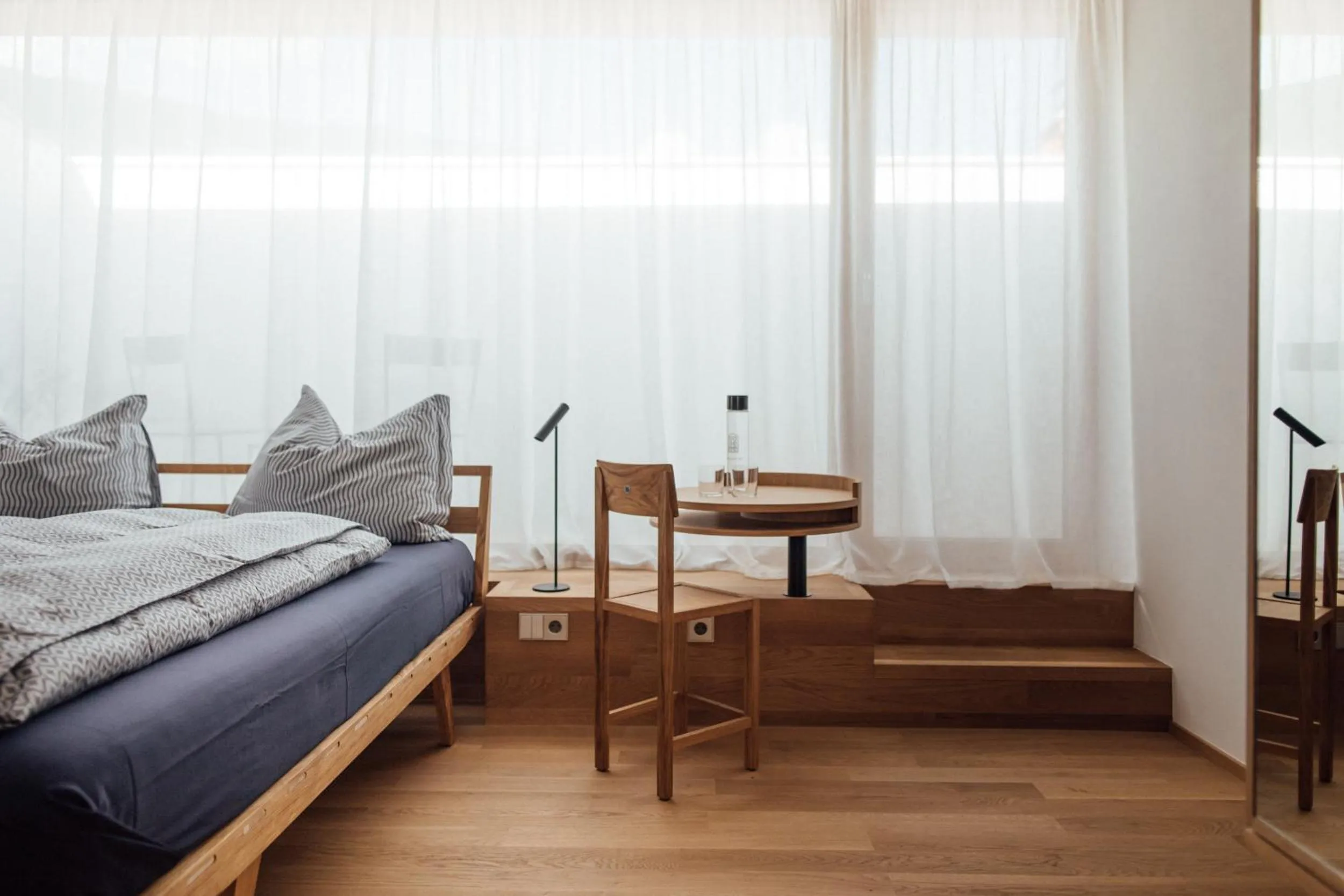 Photo of the whole room, Bed in Haus am Turm