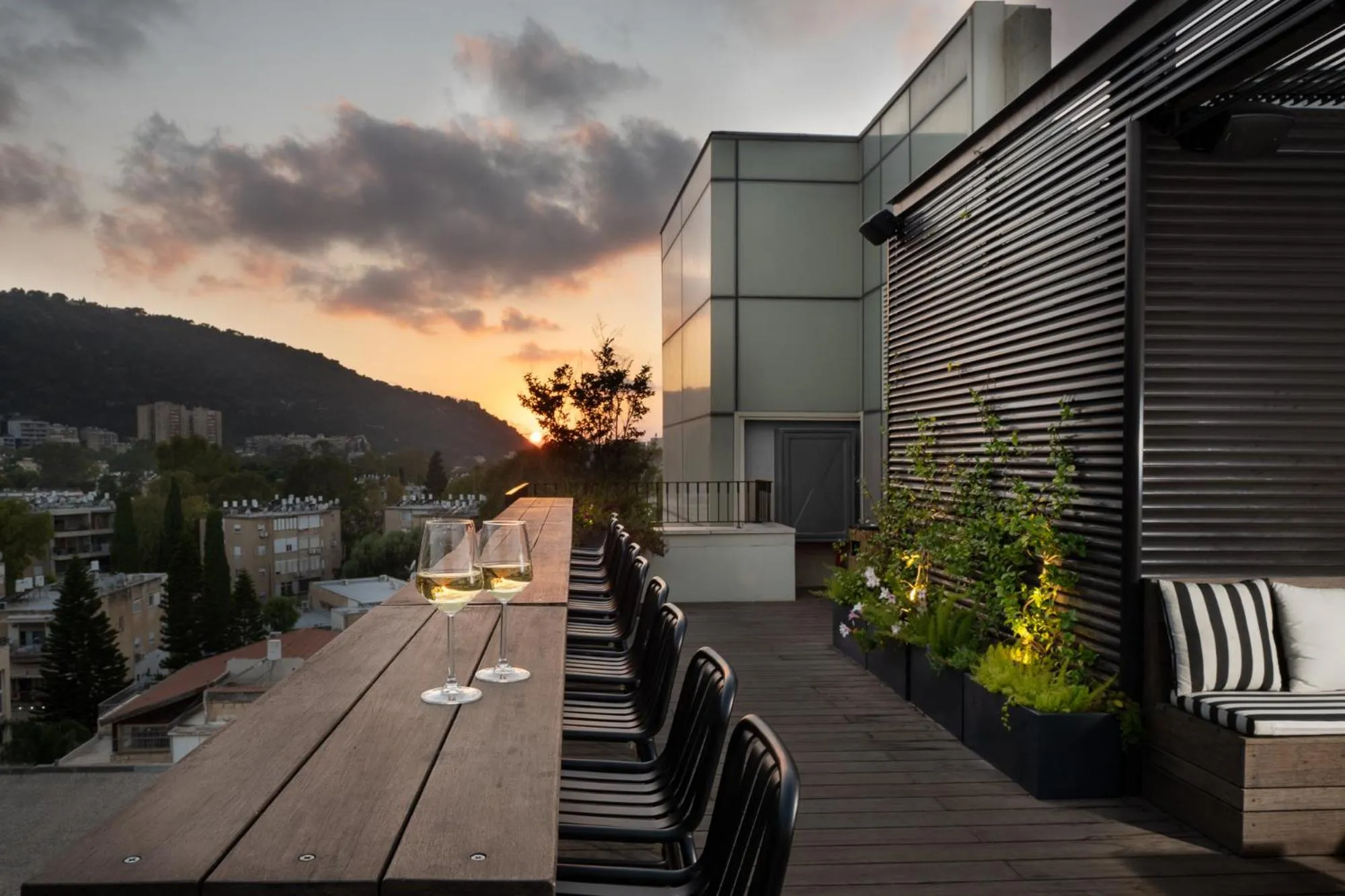 Balcony/Terrace in Schumacher Hotel Haifa