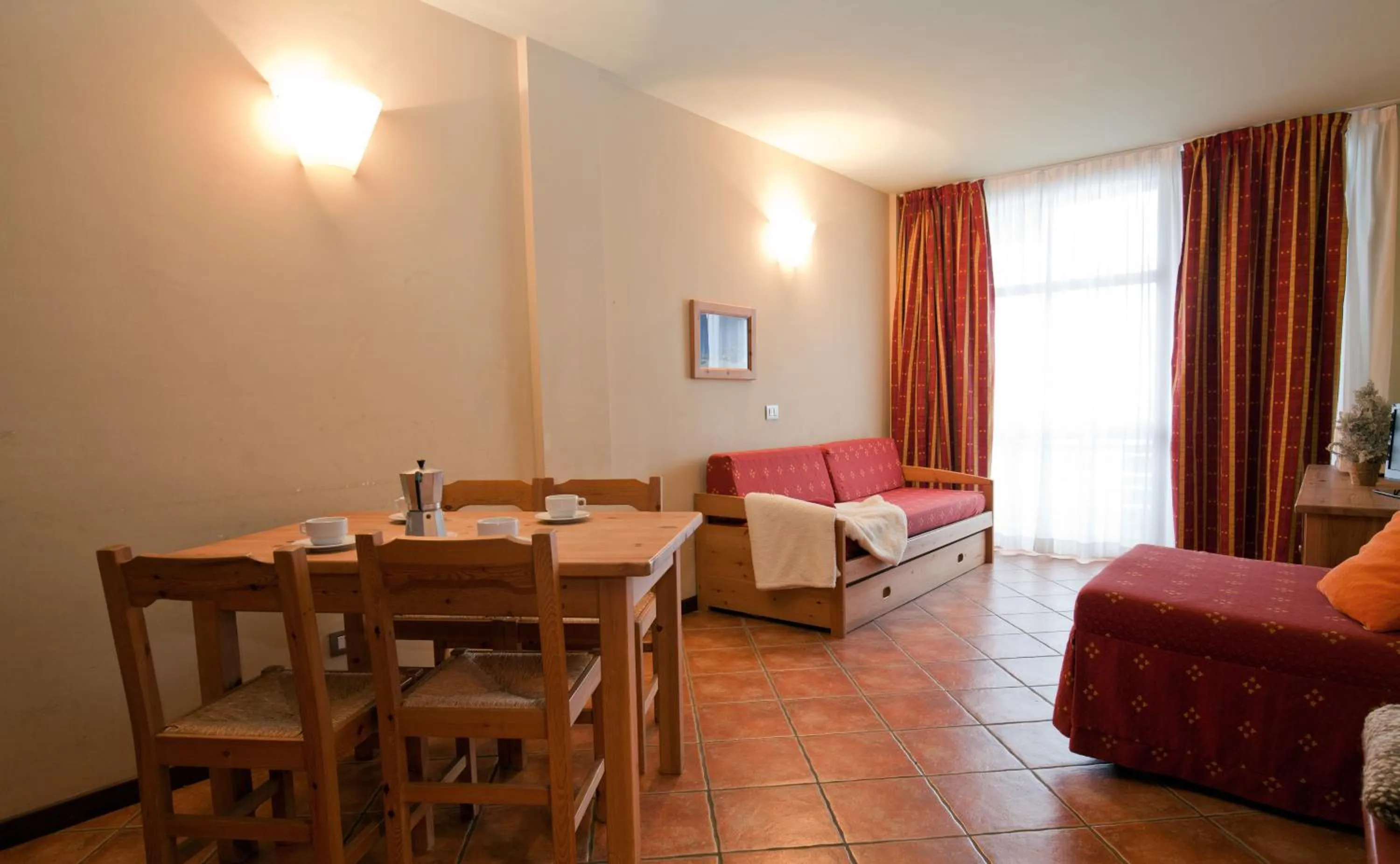 Living room in Residence Stalle Lunghe