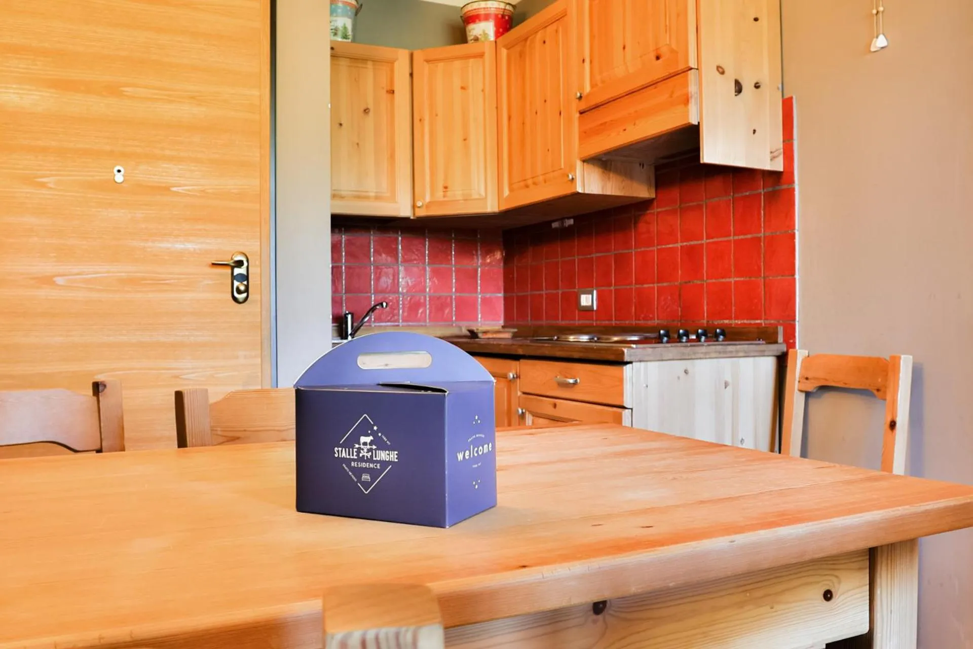 Dining area in Residence Stalle Lunghe