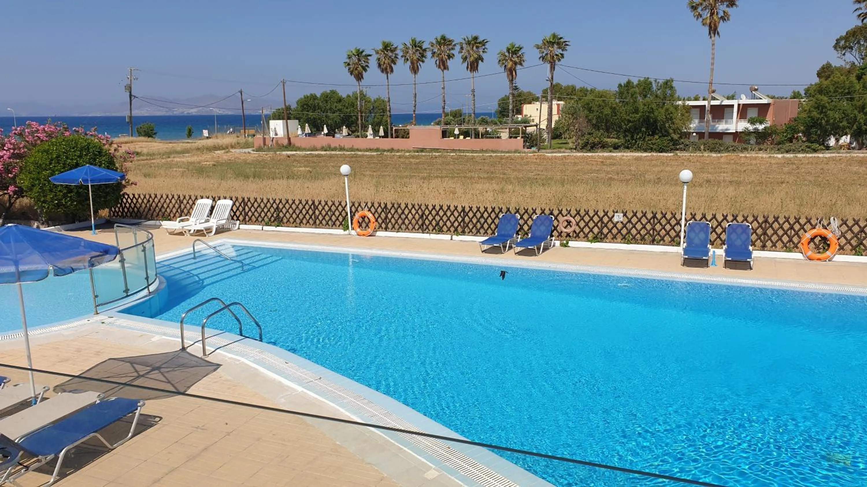 Swimming pool in Miros Hotel Apartments