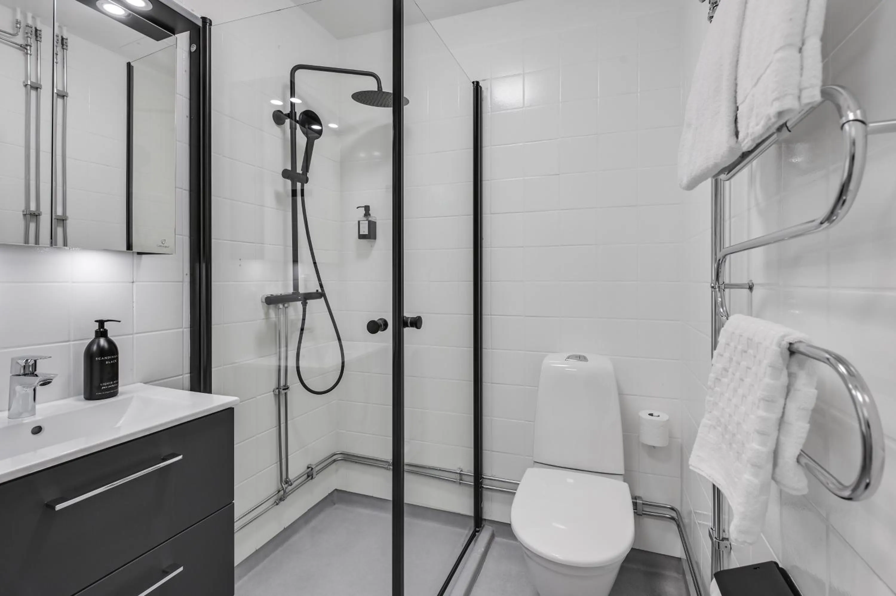 Shower in Hotel Bema