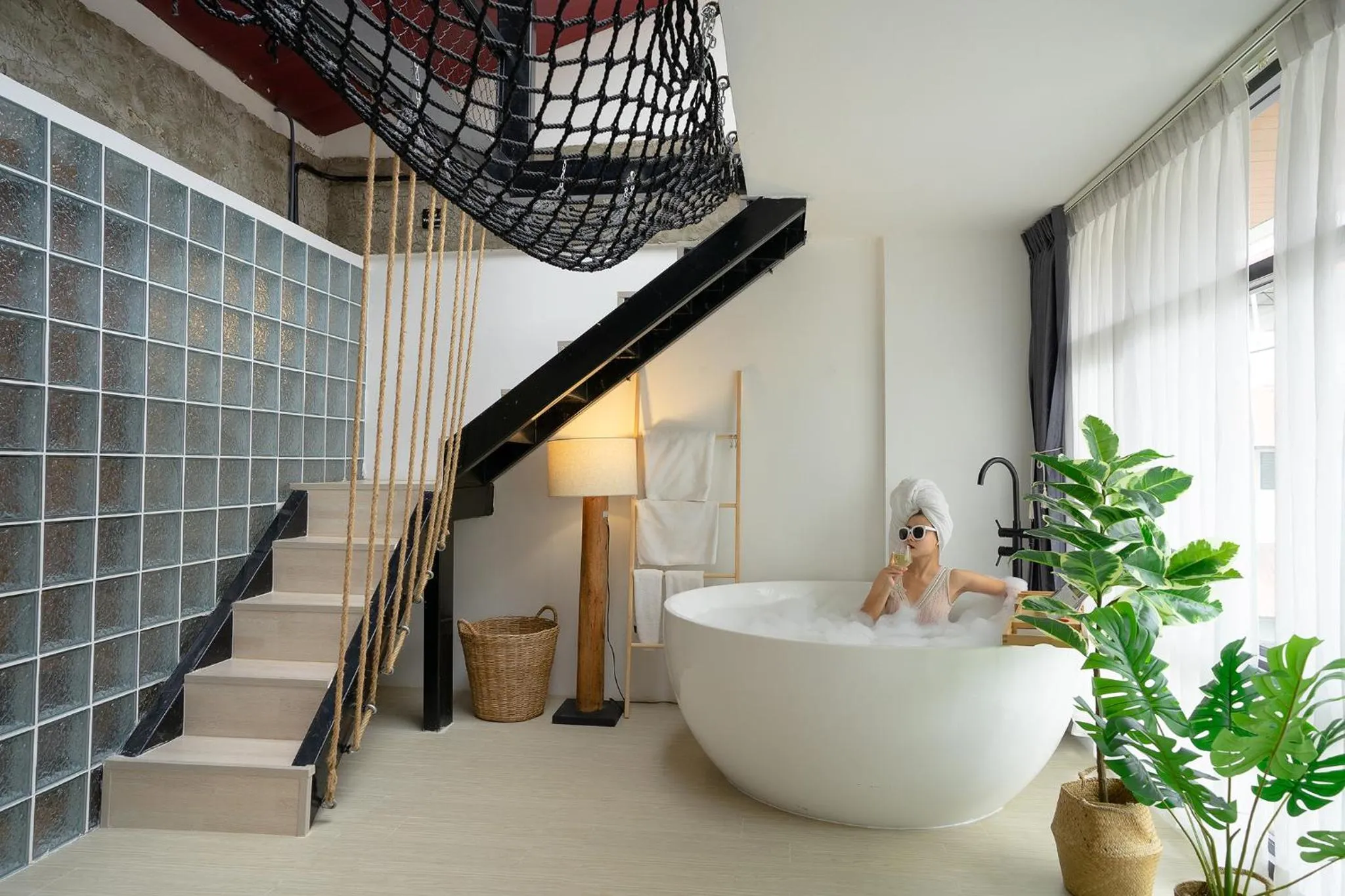 Decorative detail in YOLO Bangkok Boutique Hotel