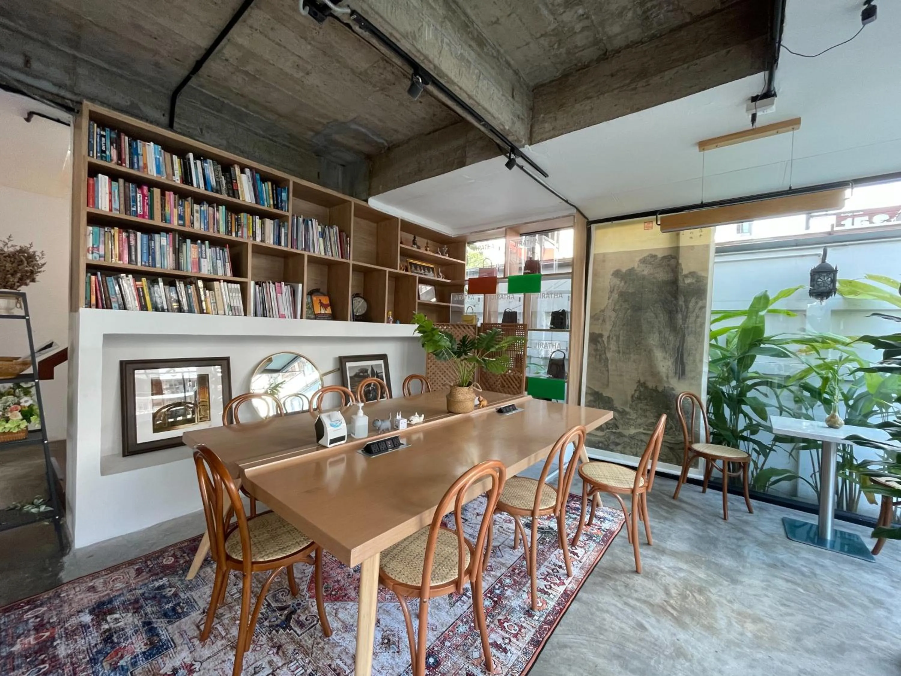 Seating area in YOLO Bangkok Boutique Hotel