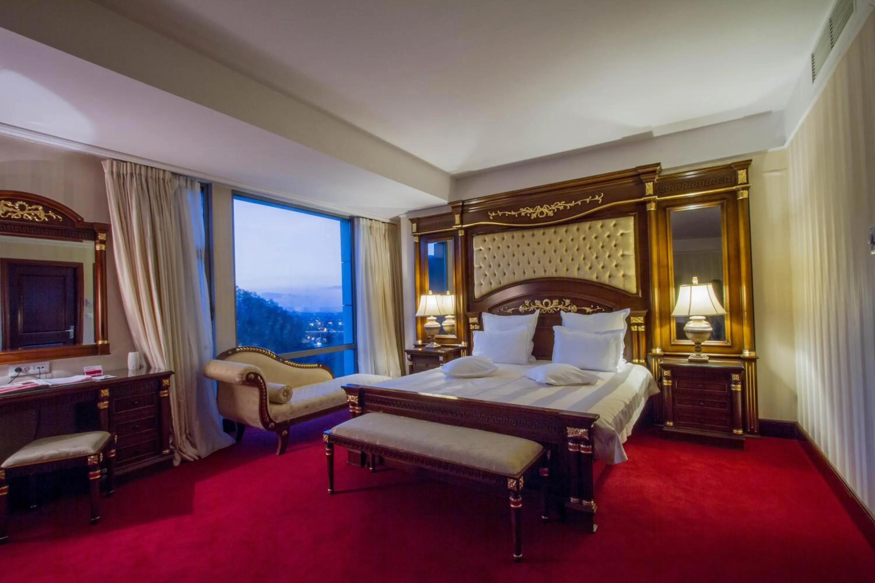 Bed in Hotel HP Tower One Brasov