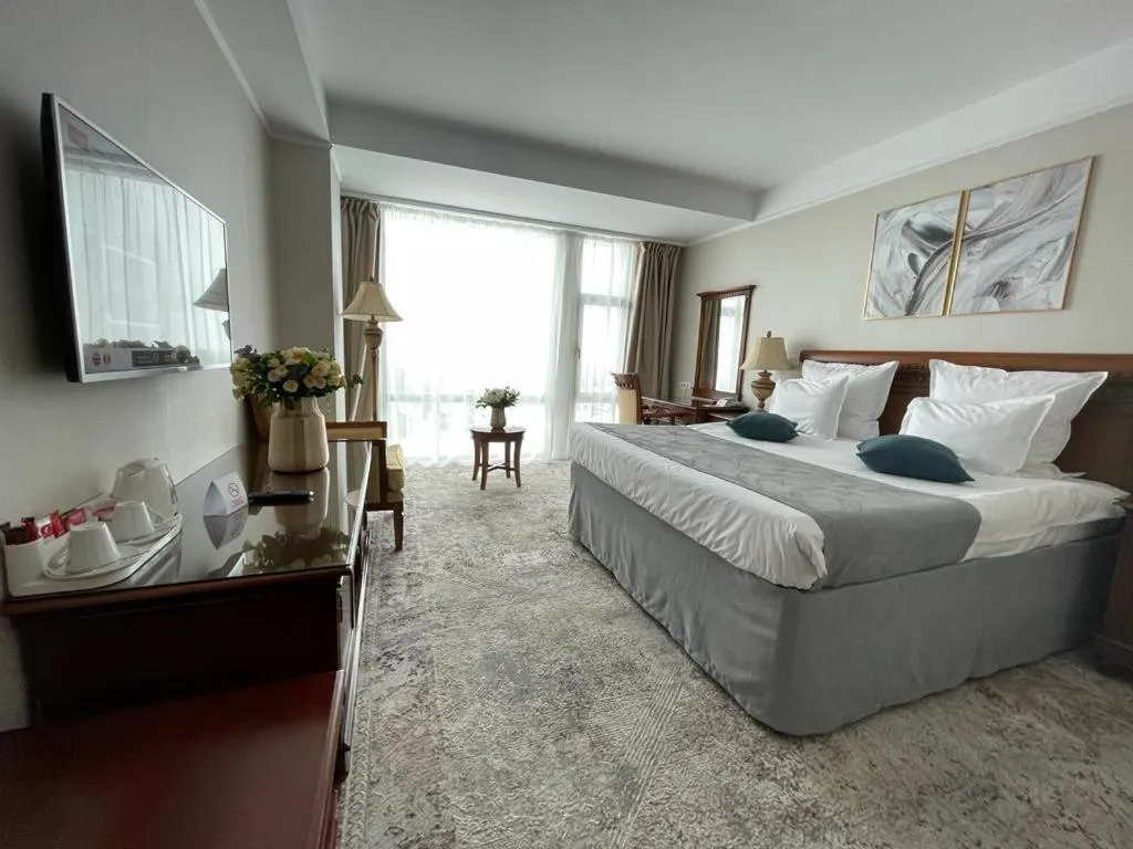 Bed in Hotel HP Tower One Brasov