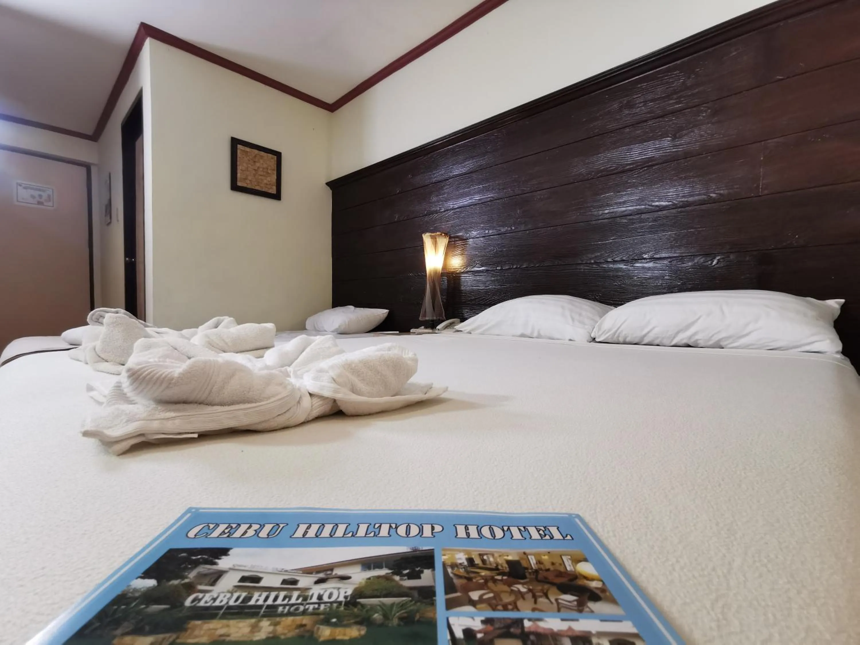 Bed in Cebu Hilltop Hotel