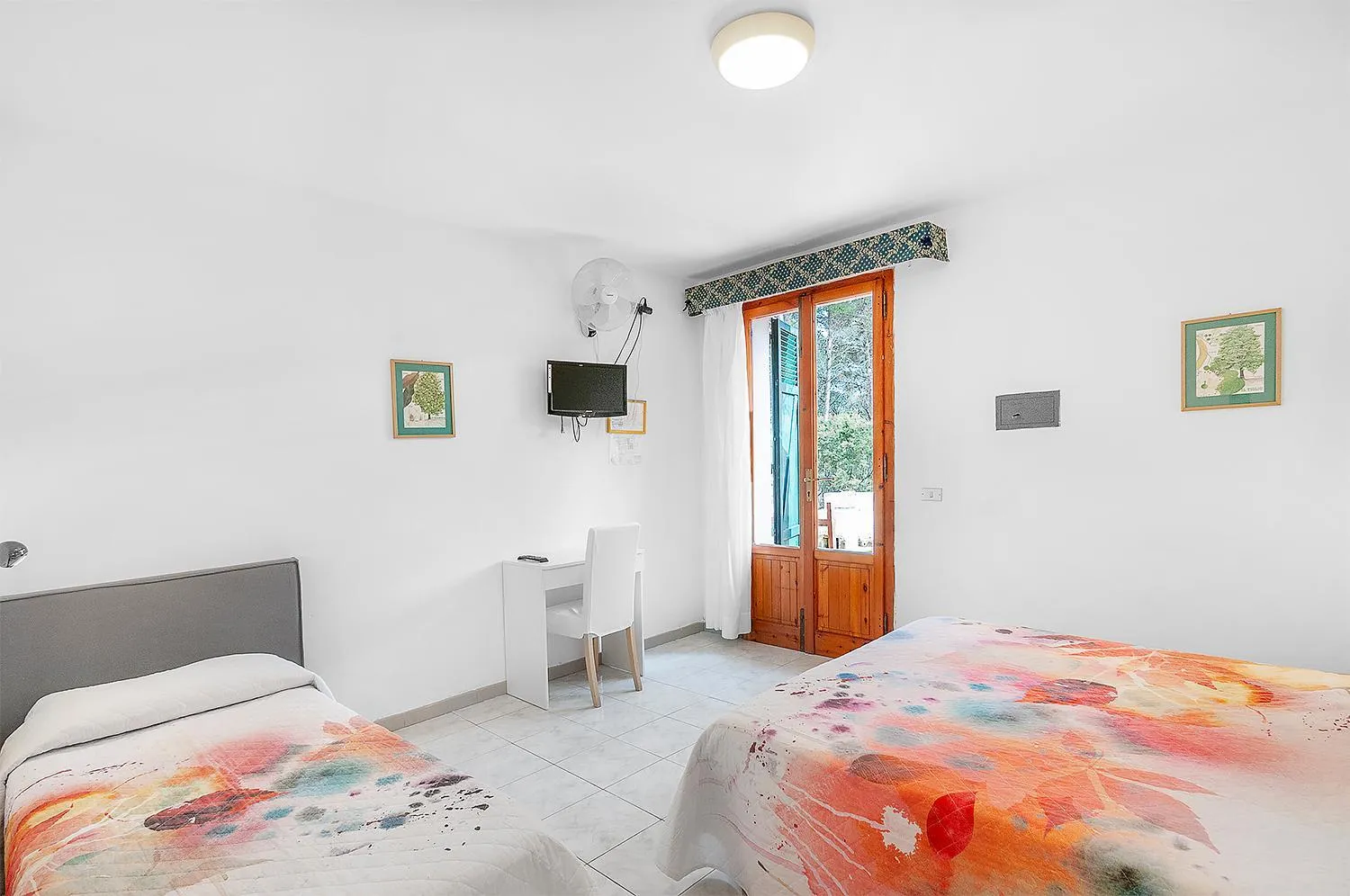 Bedroom, Bed in Hotel Giardino