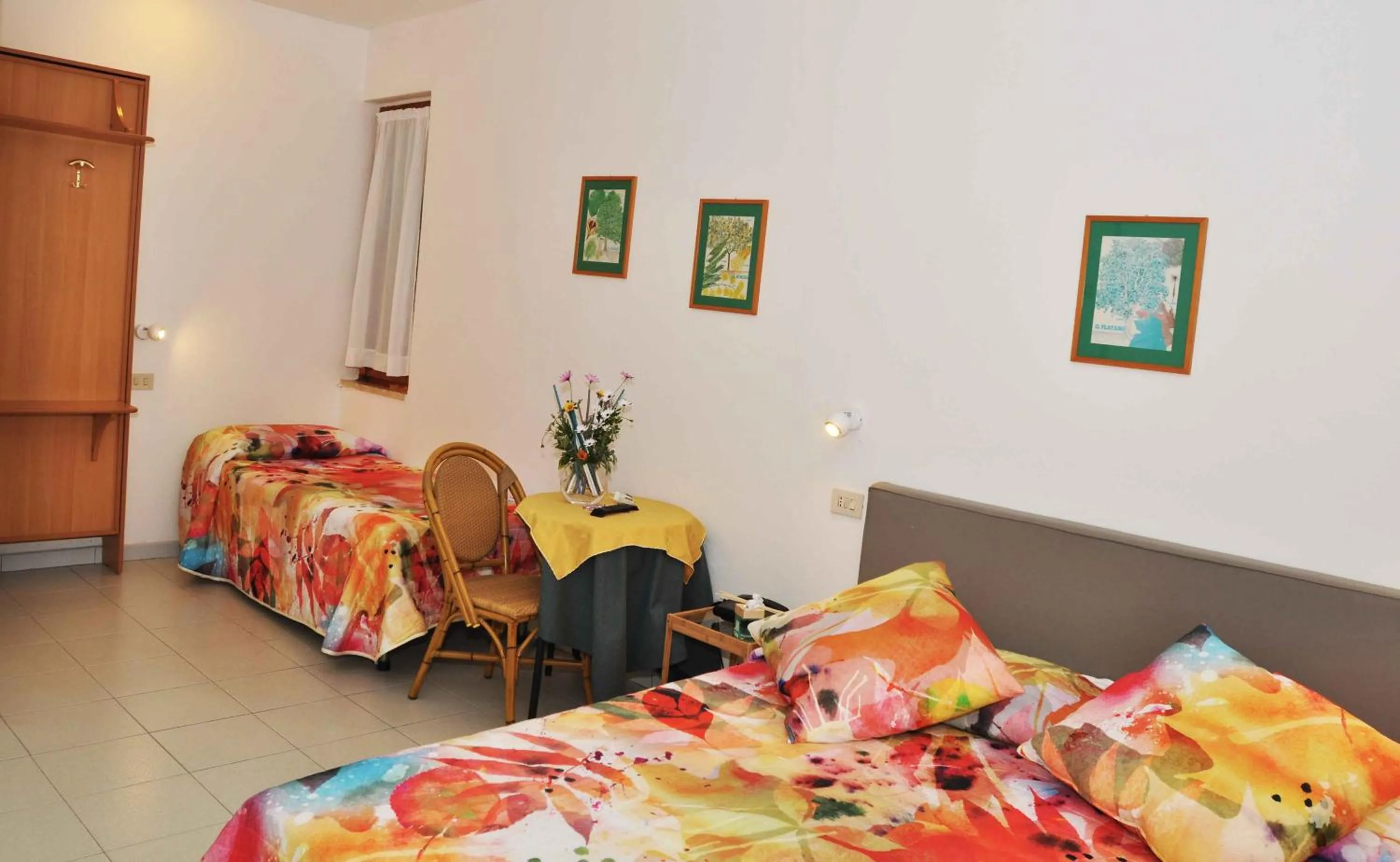 Bedroom, Bed in Hotel Giardino