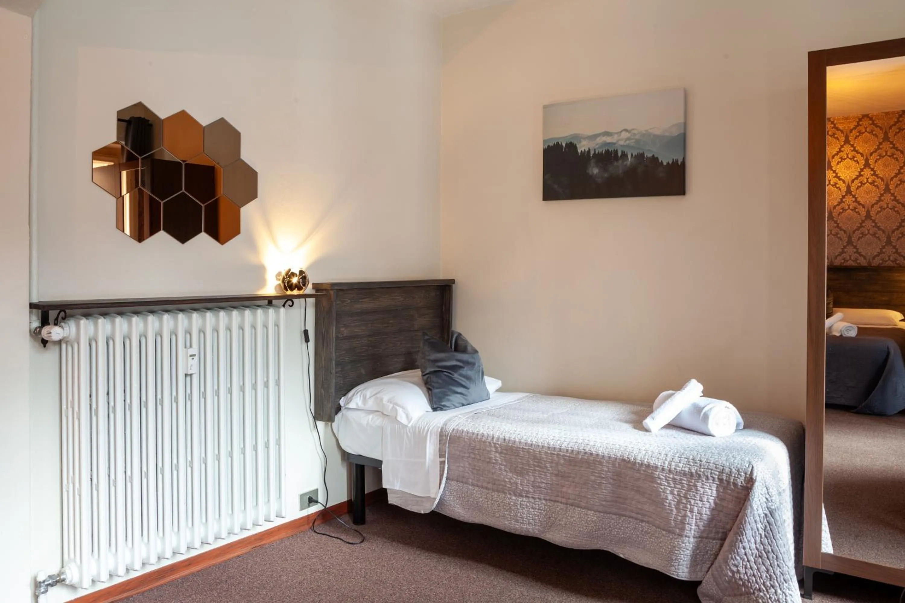 Bedroom, Bed in Pensione Bianca