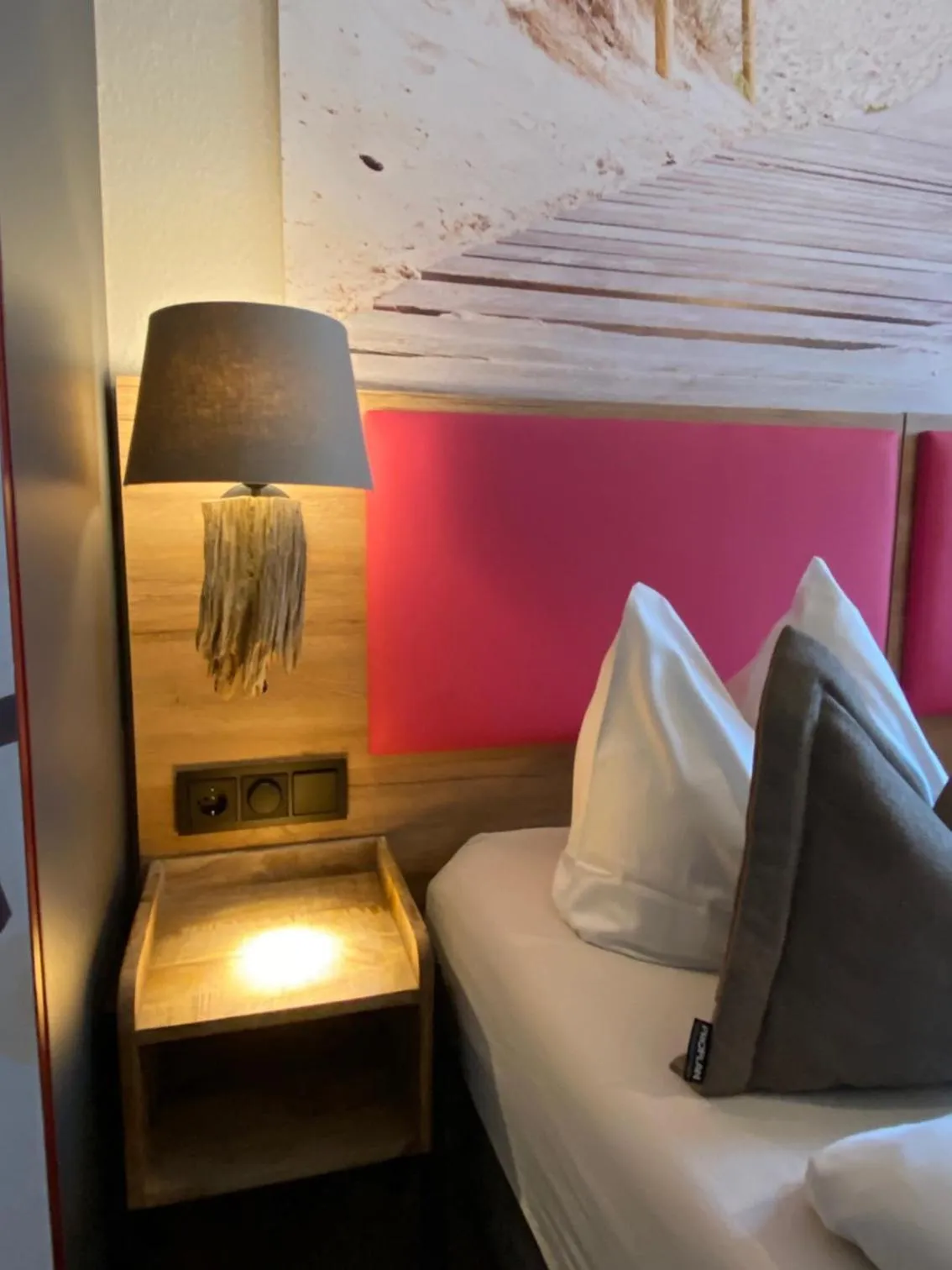 Bed in feels Beach Club Hotel