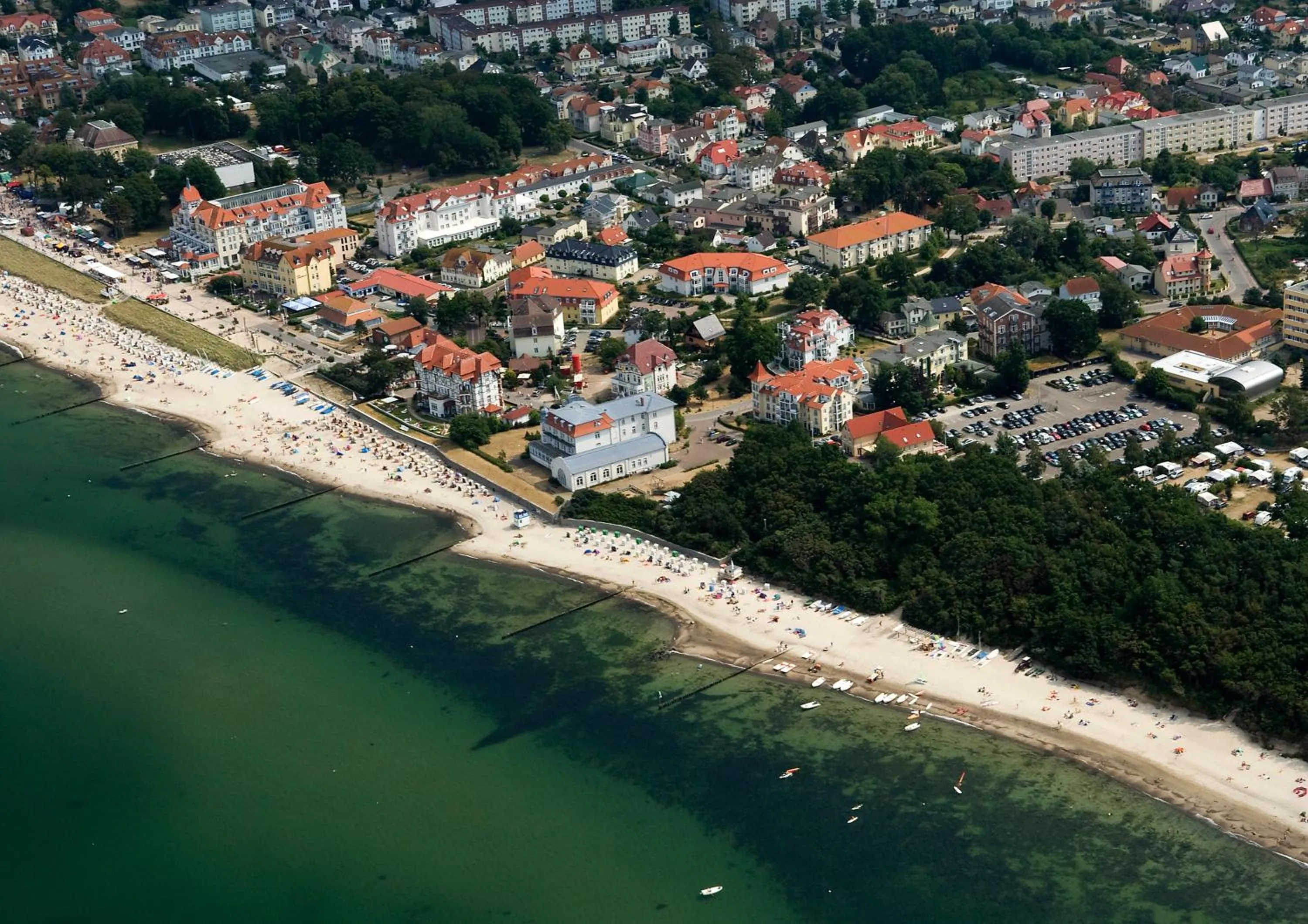 Bird's eye view in feels Beach Club Hotel